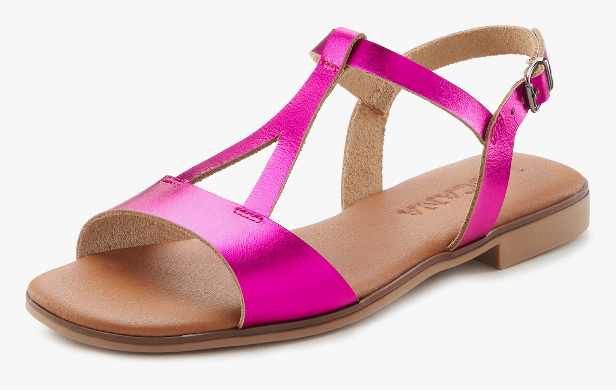 LASCANA Sandales - fuchsia