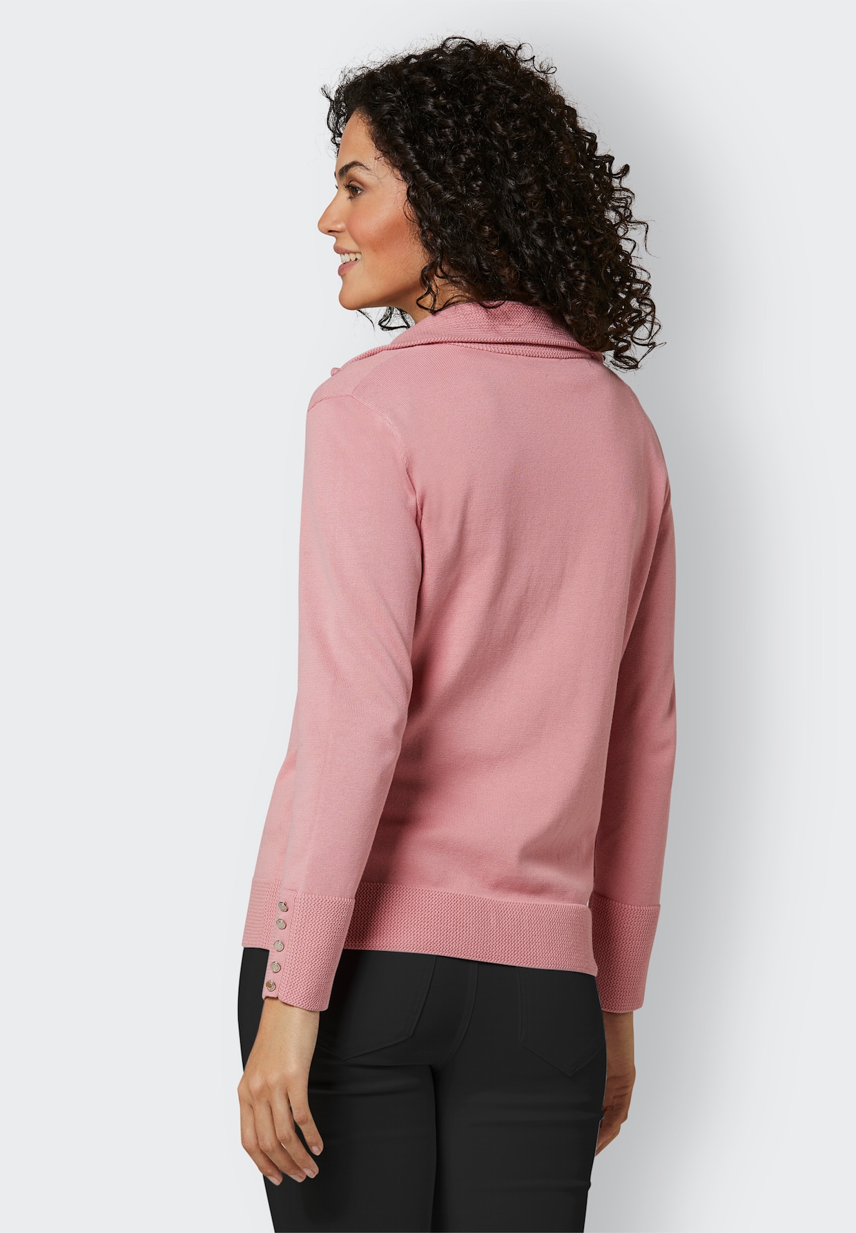 CREATION L PREMIUM Strickjacke - rosenquarz