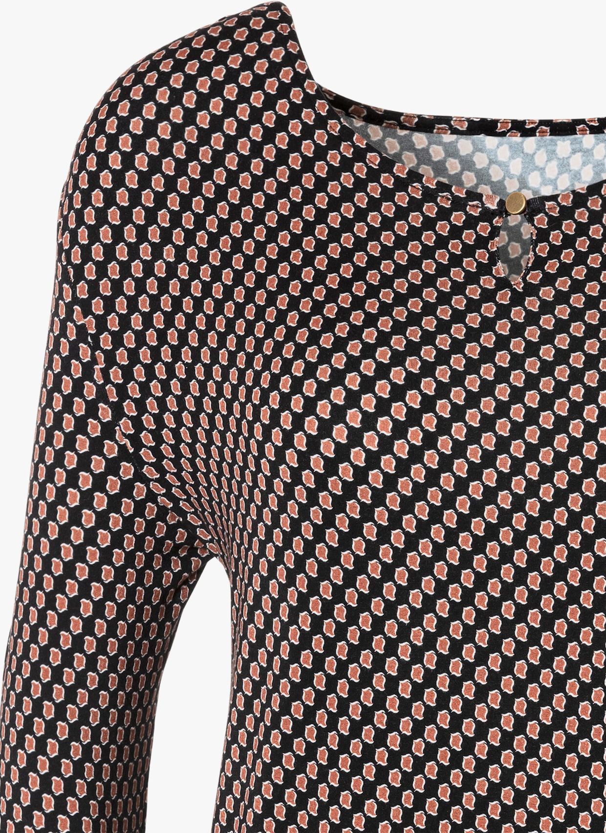 Vivance Shirt met ronde hals - zwart