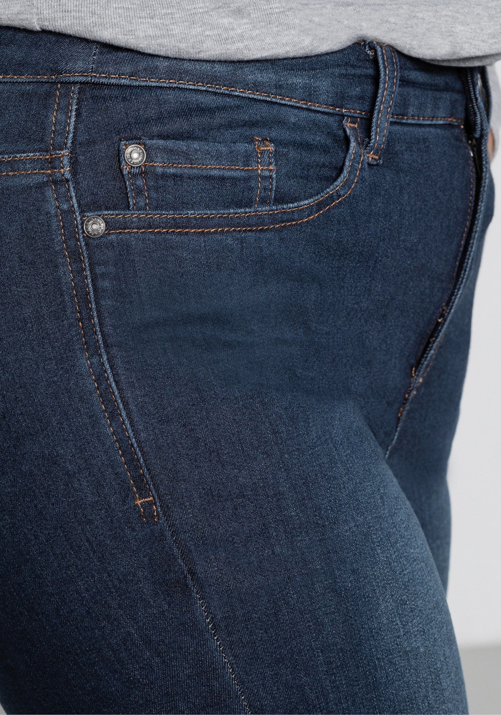 sheego Skinny jeans in 5-pocketsmodel - dark blue denim