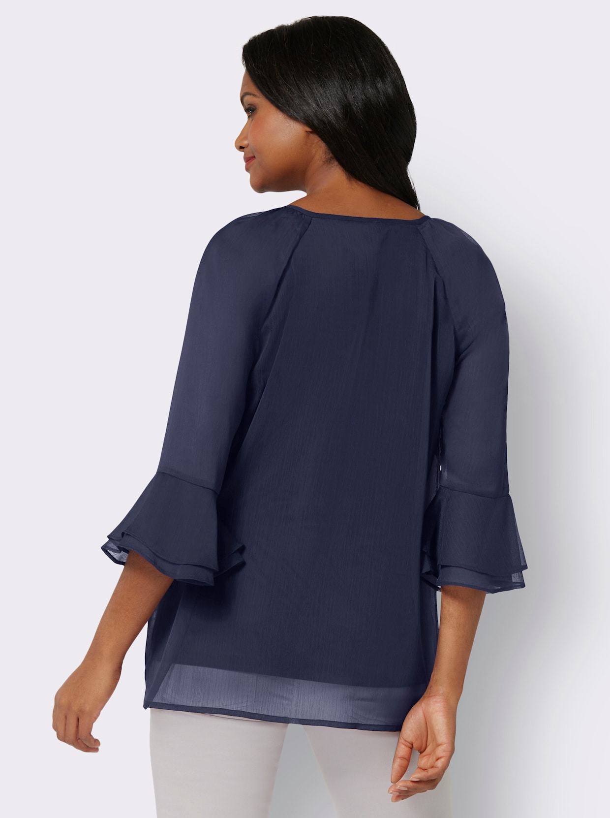 Comfortabele blouse - marine