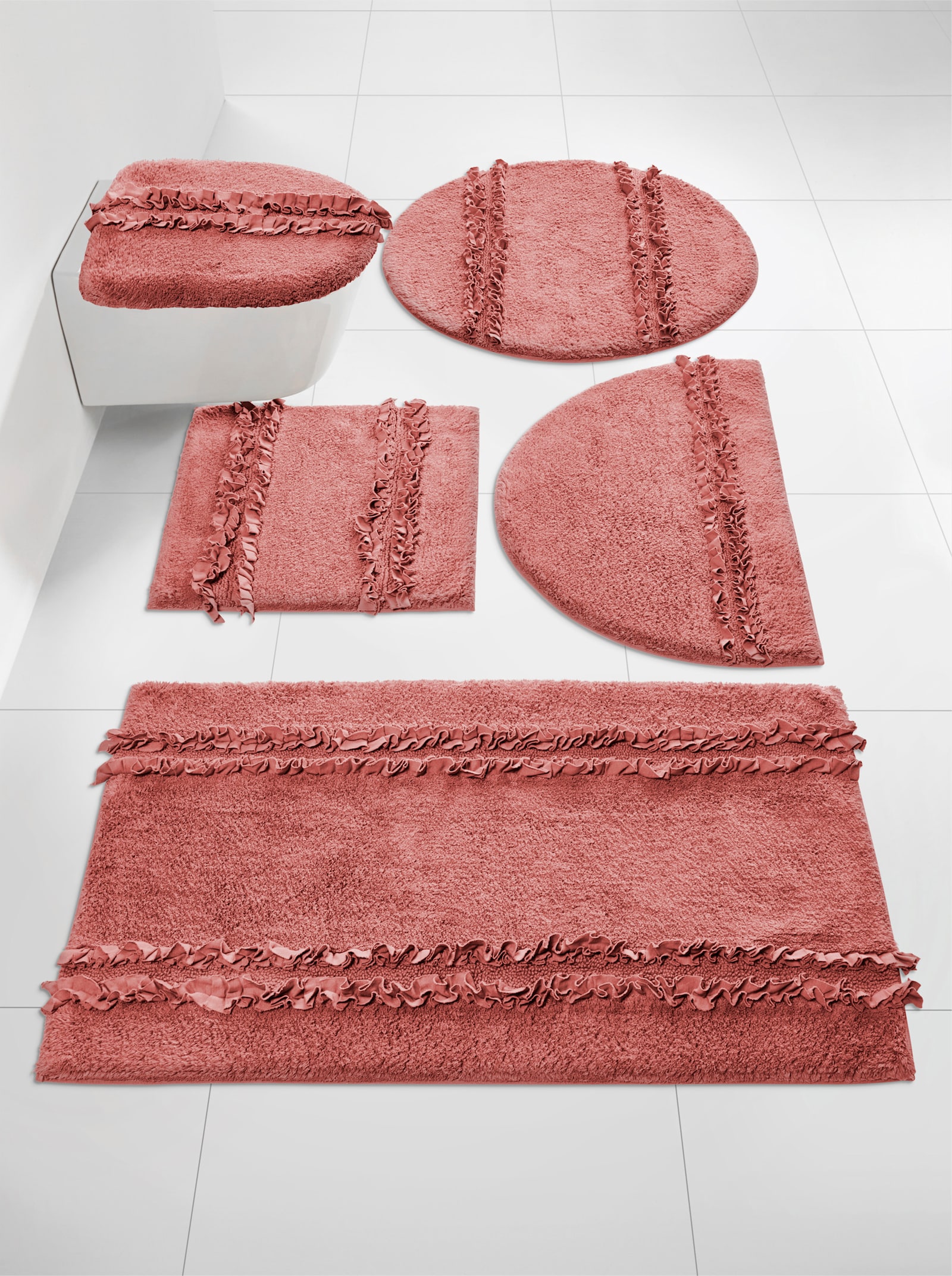 heine home Tapis de bain - vieux rose