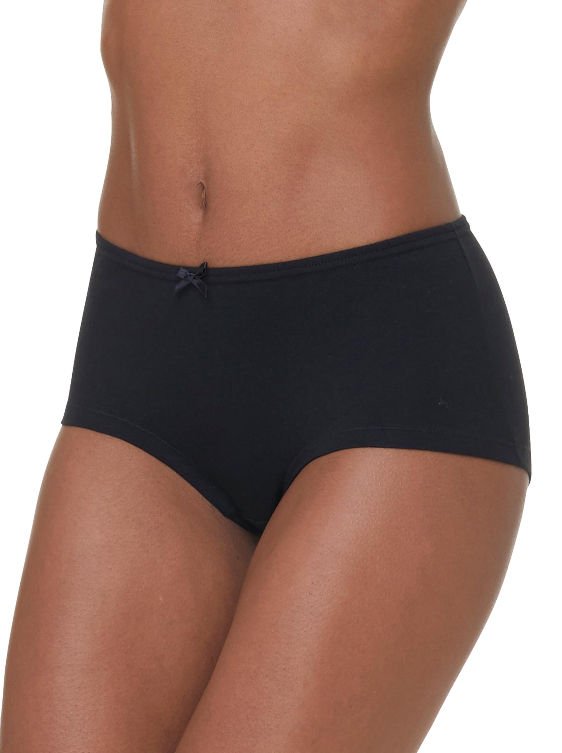 wäschepur Pants - weiß + schwarz + 2x geringelt