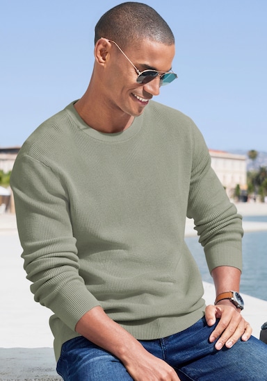 Gebreide pullover - groen