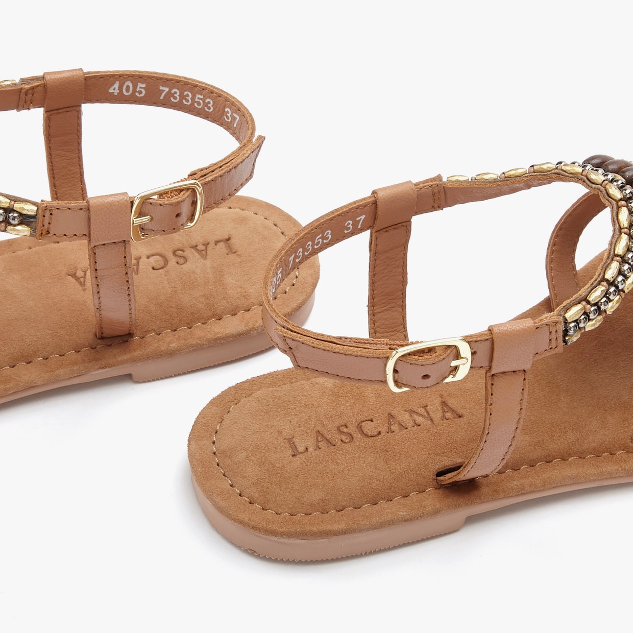 LASCANA Sandalen - camelkleuren