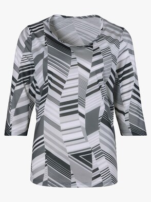 Shirt - schwarz-bedruckt