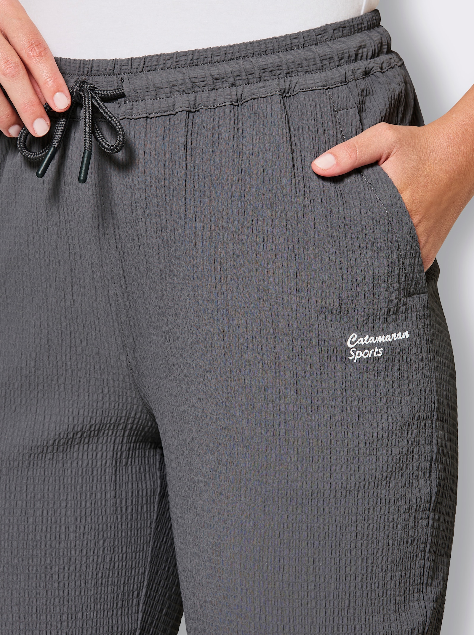 Catamaran Sports Funktionshose mit weitenverstellbarem Beinabschluss - anthrazit