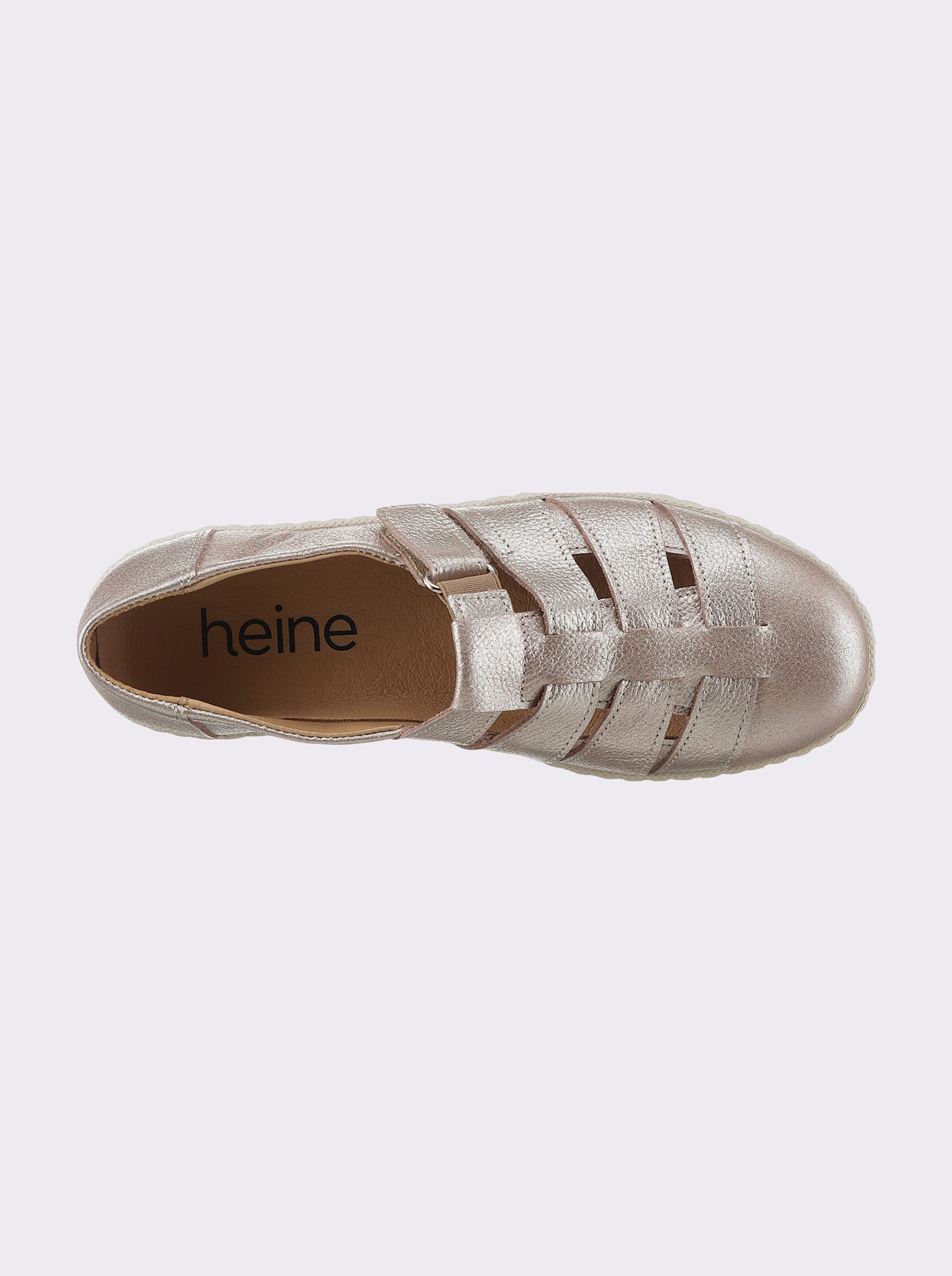 heine Slipper - rosé-metallic