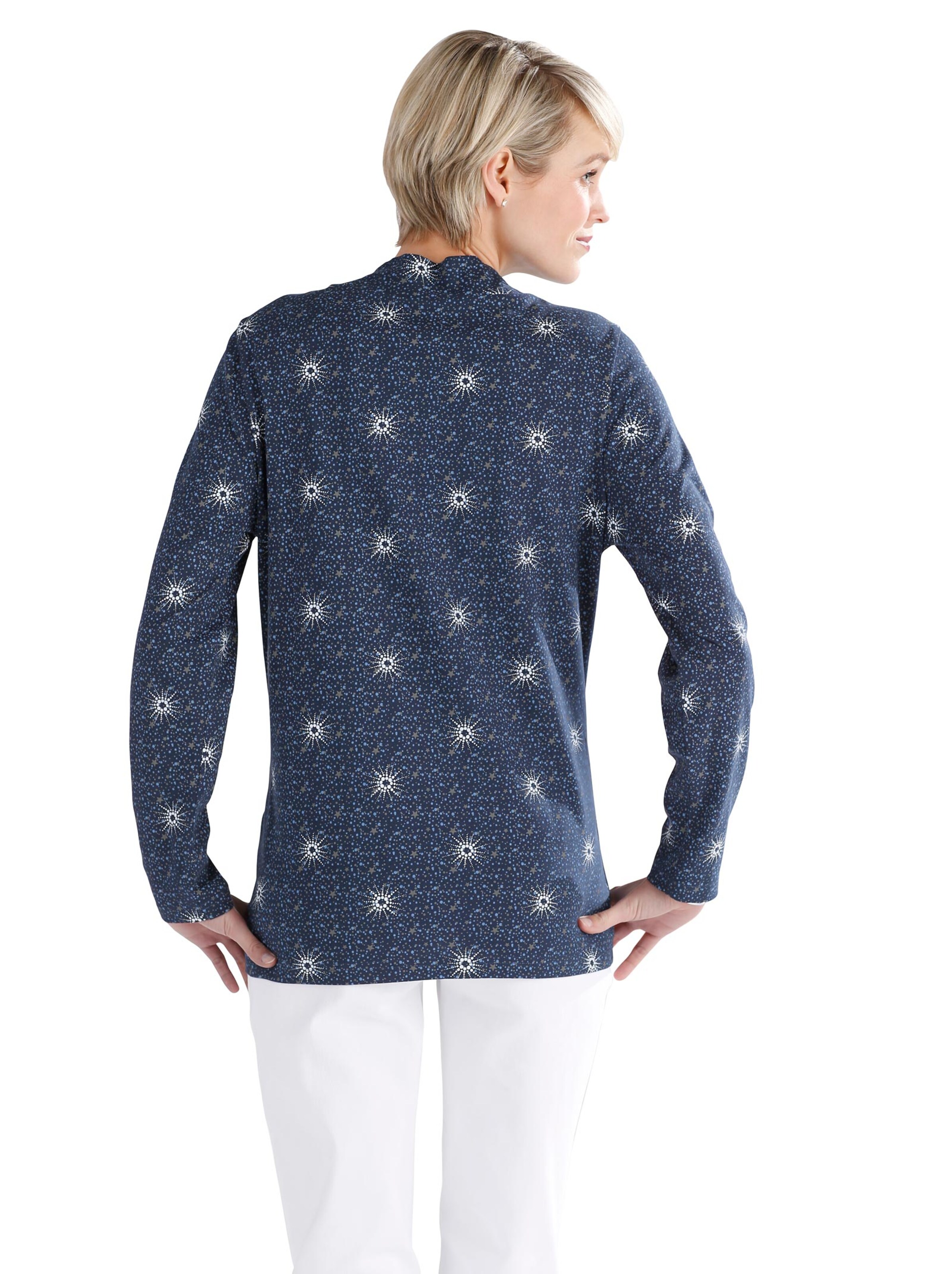 Shirt - marine-gemustert