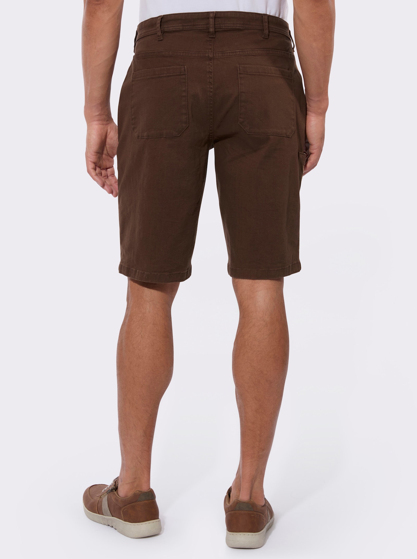 Trachtenhose mit Kontrast-Stickerei - schoko