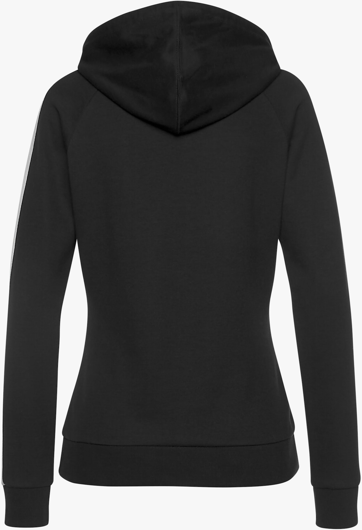 Sweatshirt met capuchon - zwart/wit