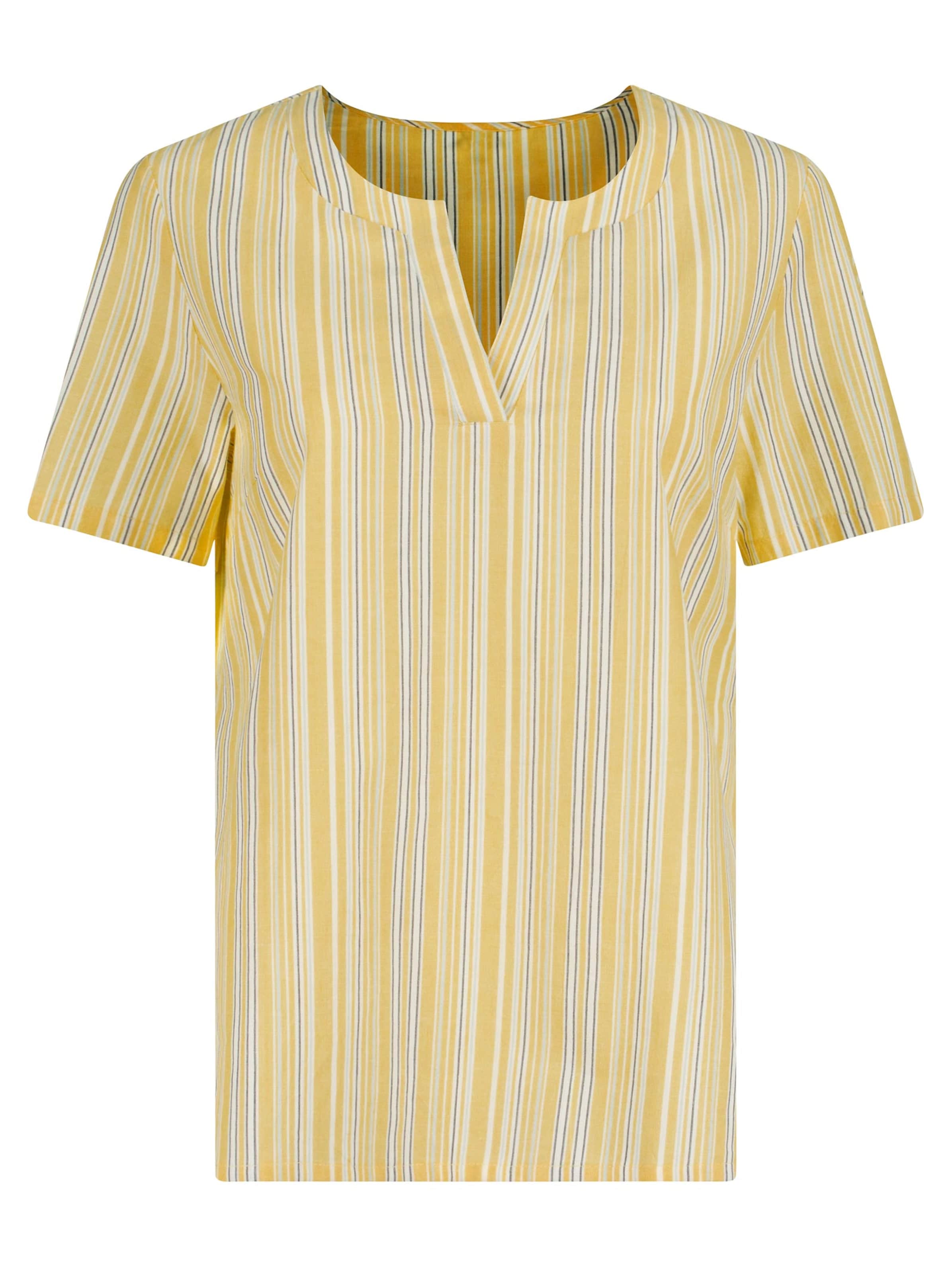Collection L Bluse - gelb-gestreift
