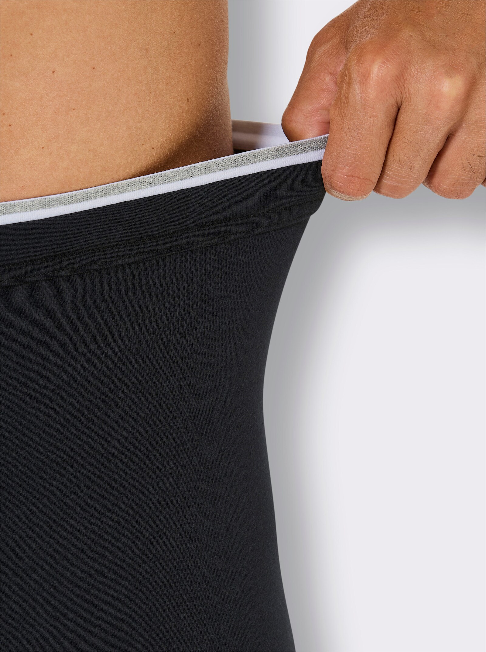 wäschepur men Longpants - schwarz