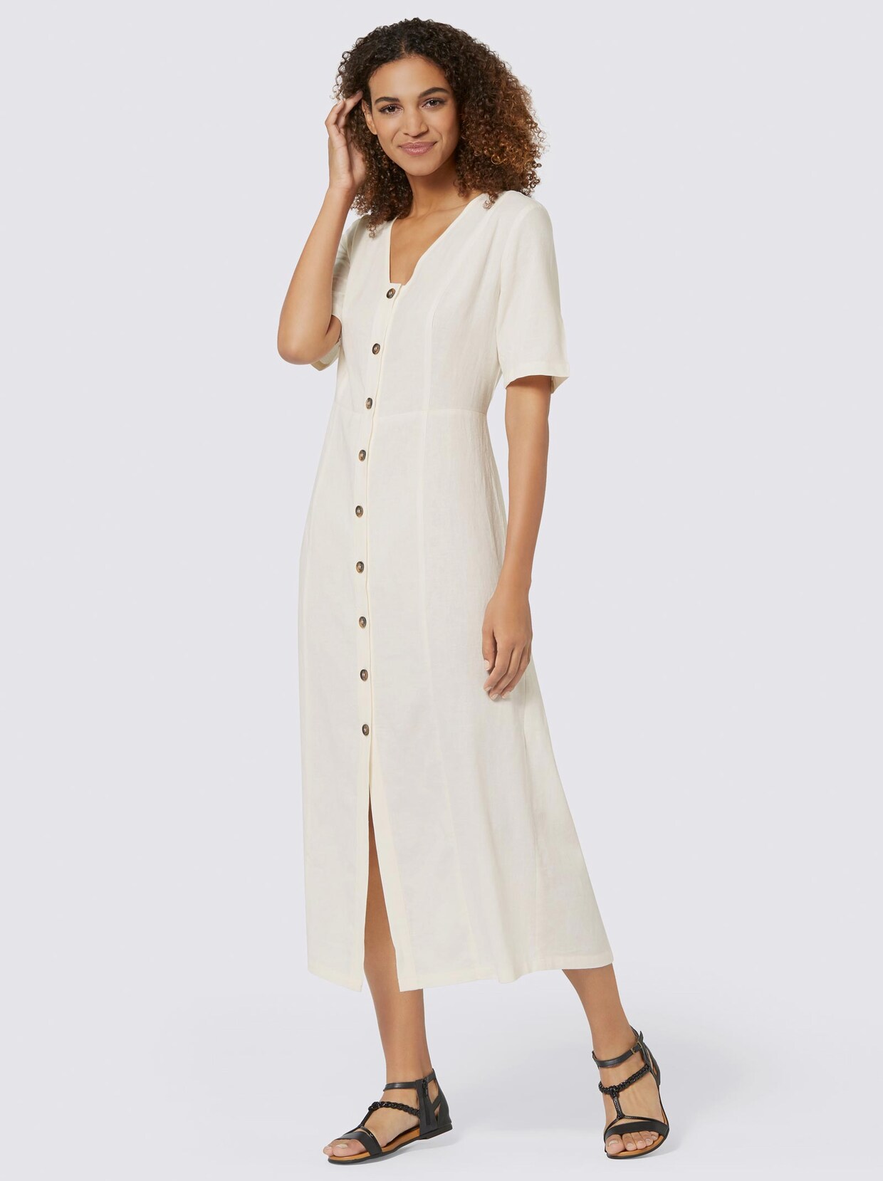 Sommerkleid - champagner