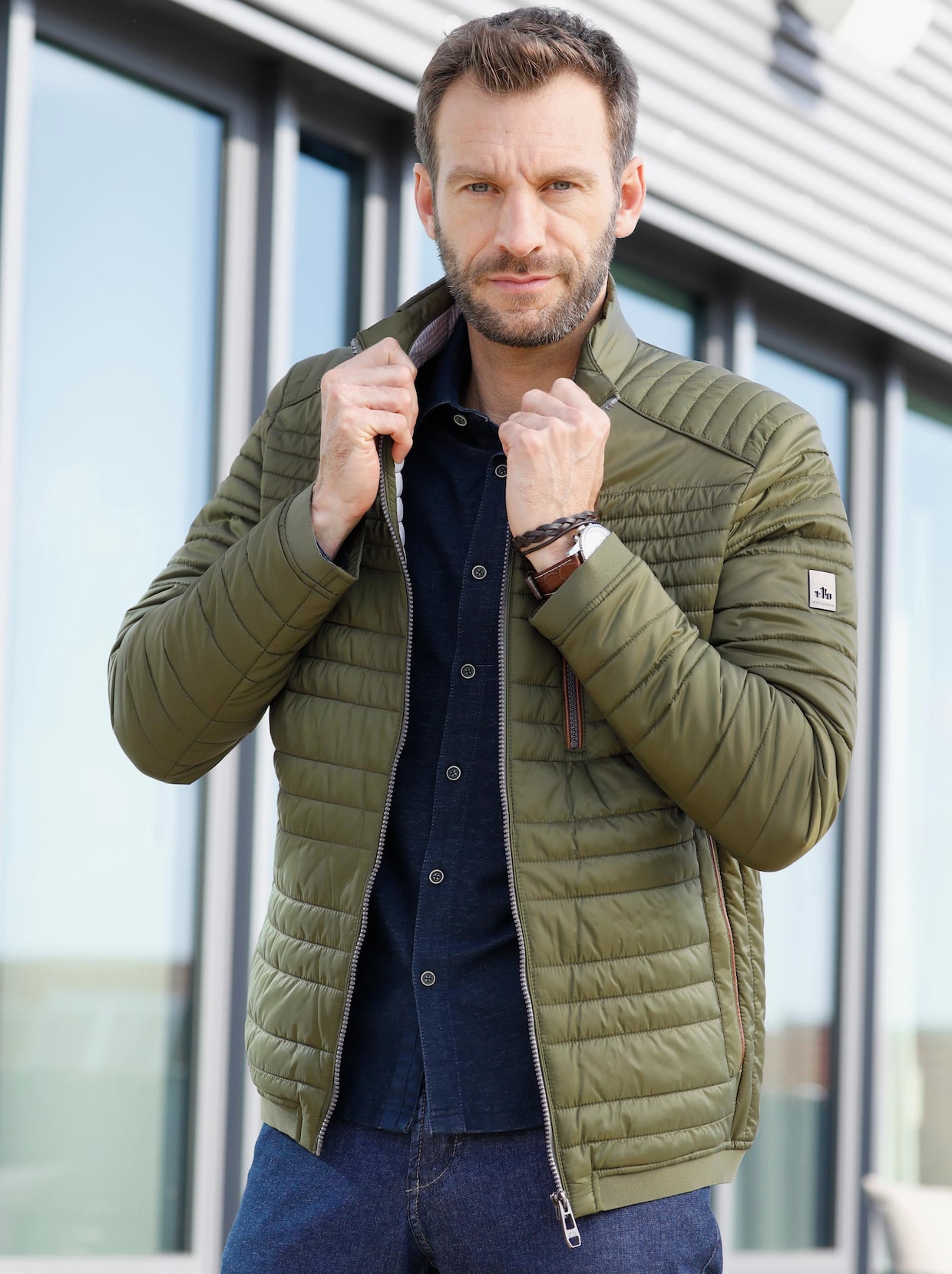 New Canadian Steppjacke - oliv