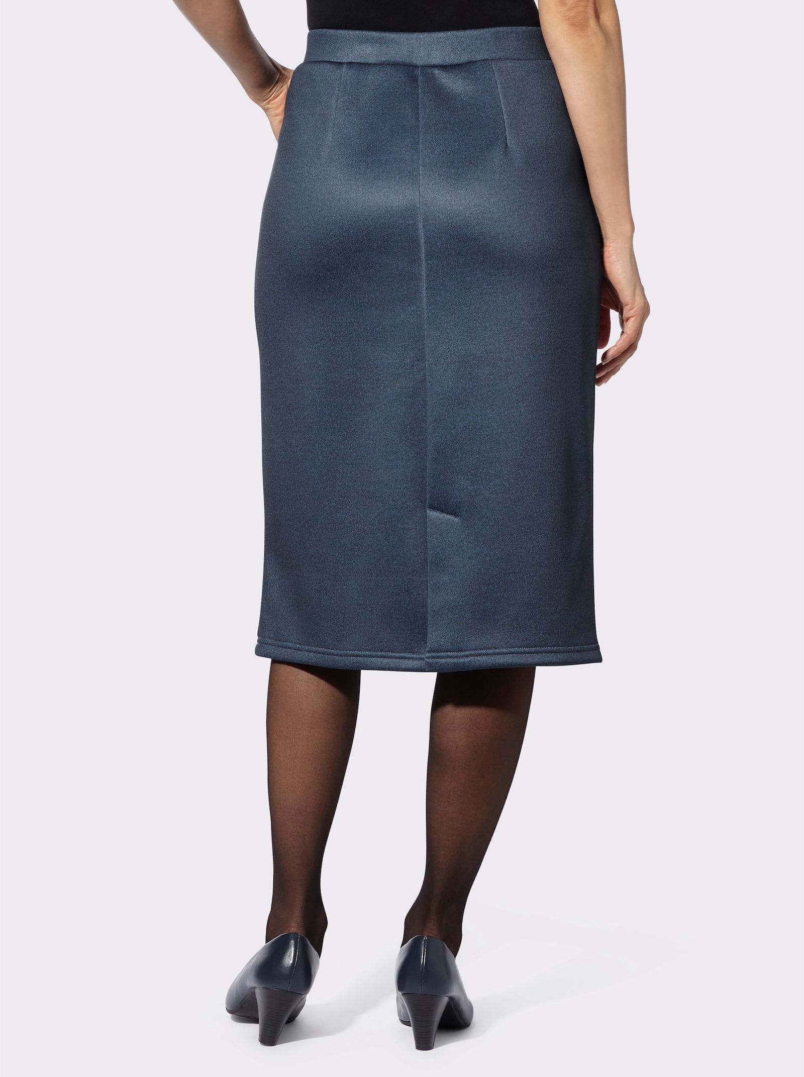 Schlupfrock mit Fleecefutter - dunkelblau