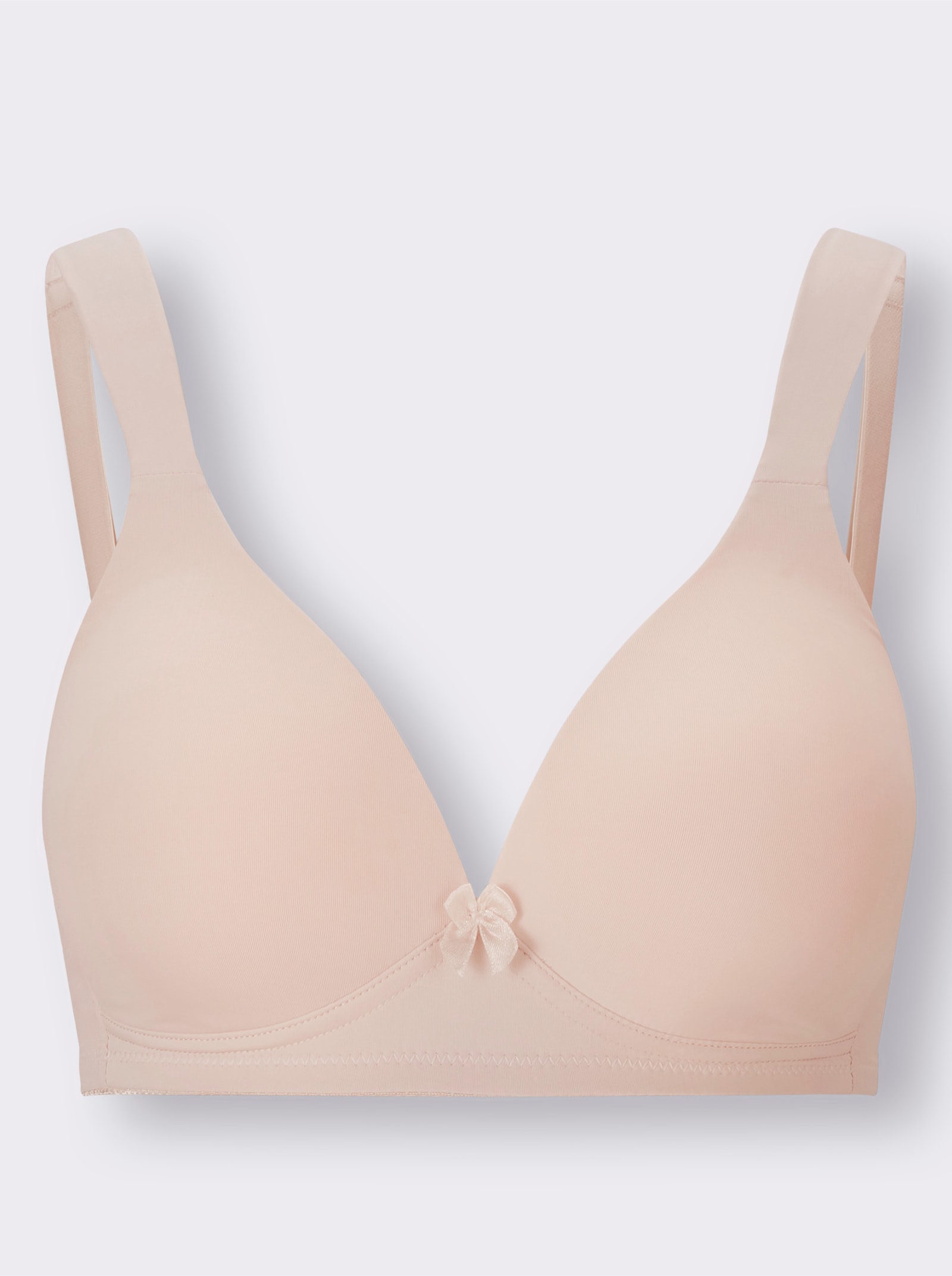 Naturana T-shirtbeha zonder beugel met comfortbandjes - poudre