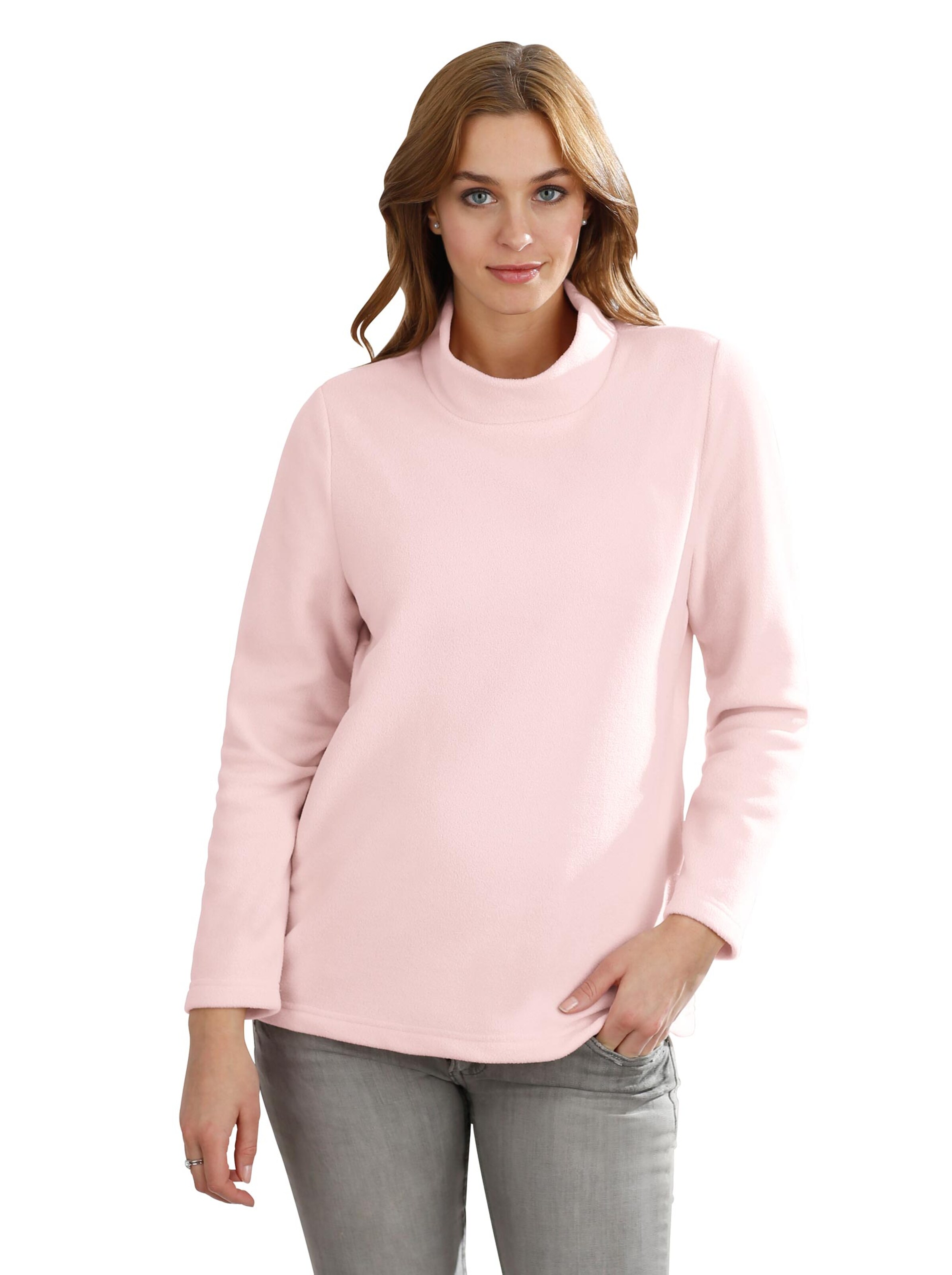 Fleece-Shirt - rosé