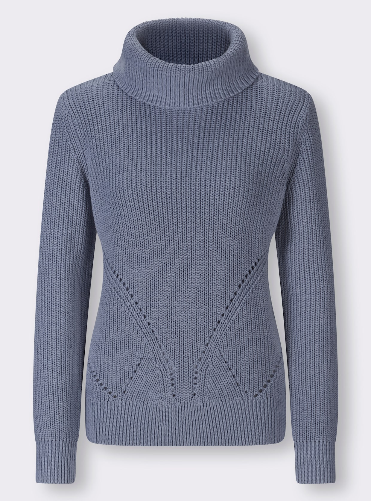 heine Rollkragenpullover - taubenblau