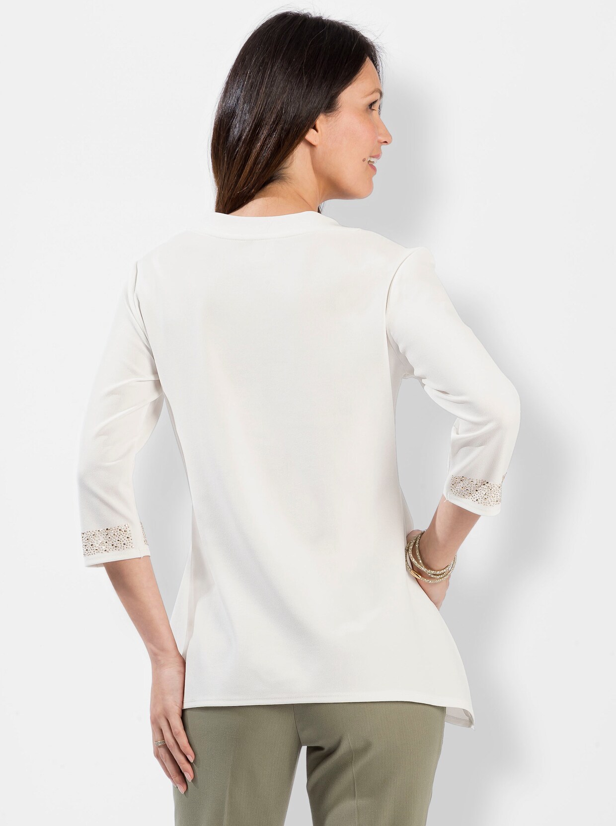 3/4-Arm-Shirt - ecru