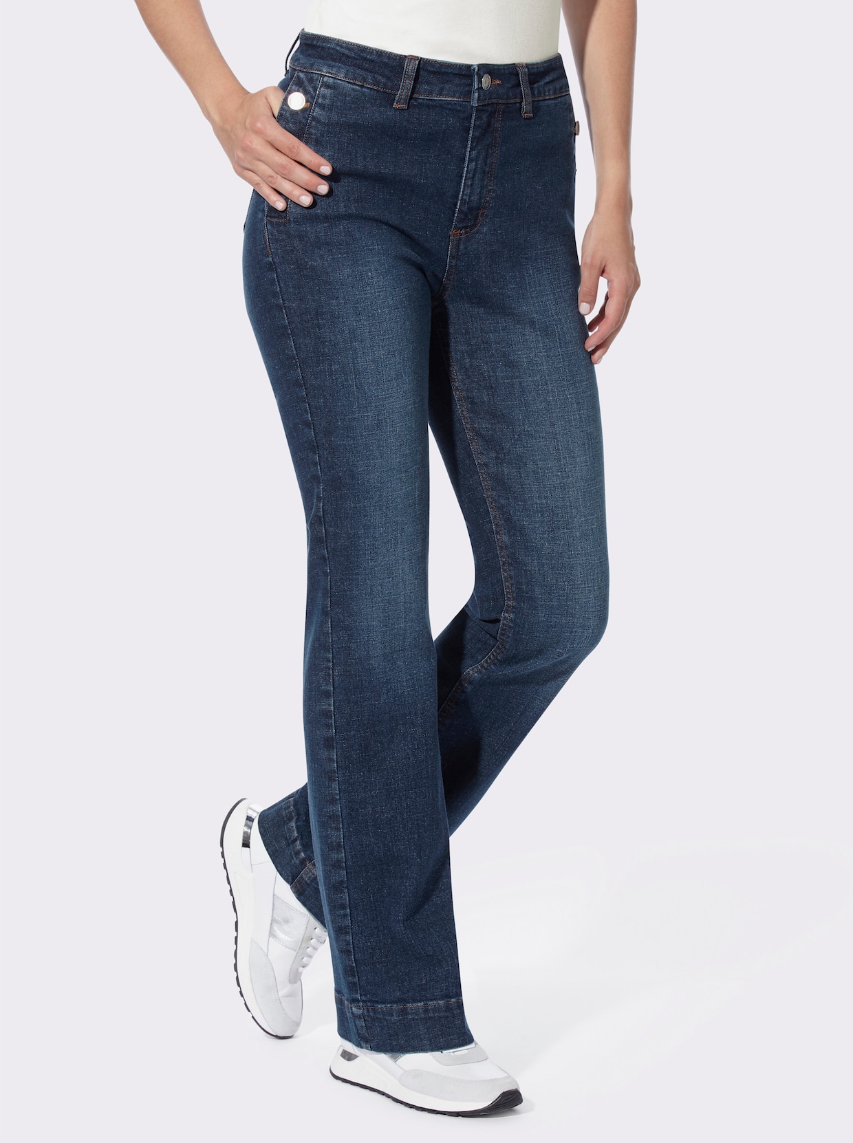 heine Push-up jeans - blue-stonewashed