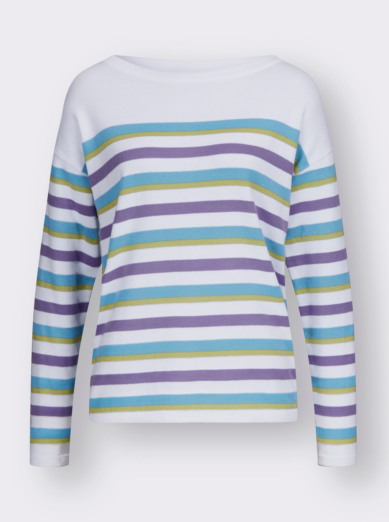 Pullover met lange mouwen - ecru/lavendel geroest