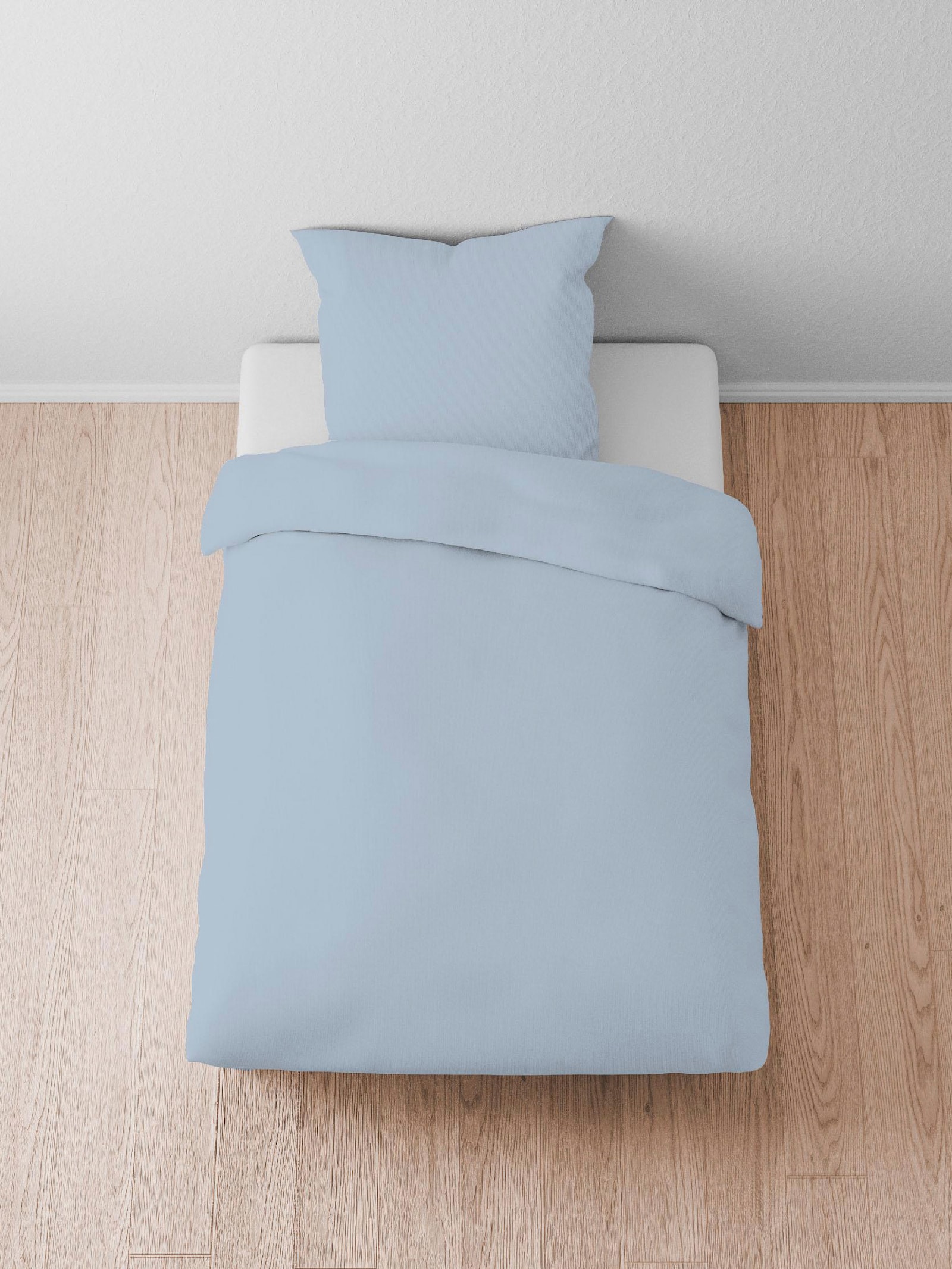 Biberna Bettwäsche - blau