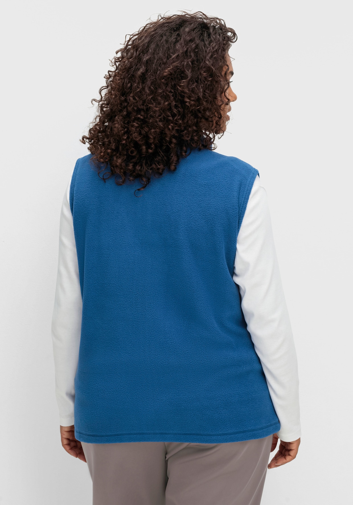 Fleeceweste mit Antipilling-Ausrüstung - nachtblau