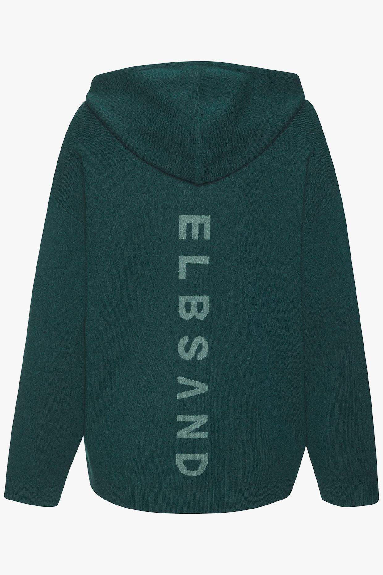 Elbsand Trui met capuchon - petrol