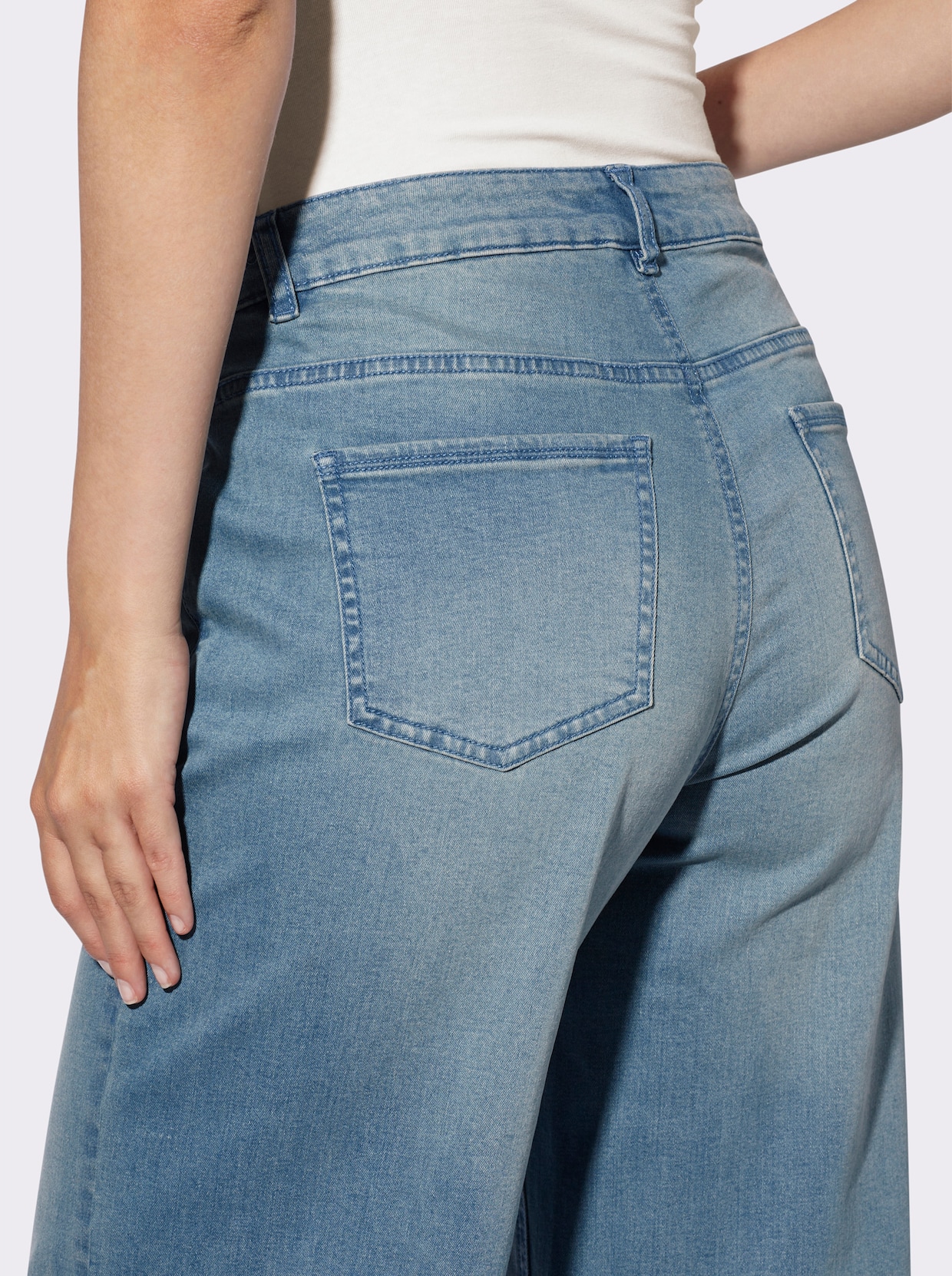 heine 5-Pocket-Jeans - blue-bleached