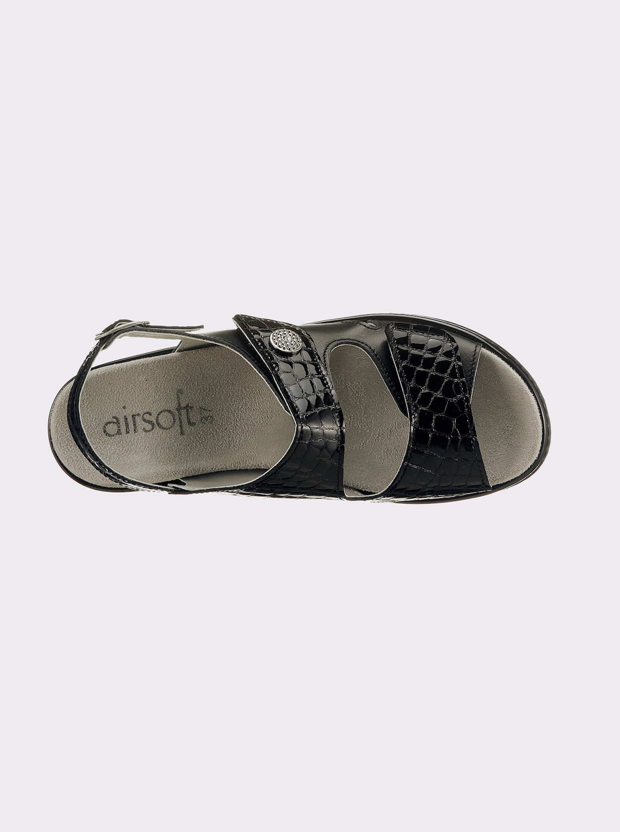 airsoft comfort+ Sandalen - zwart