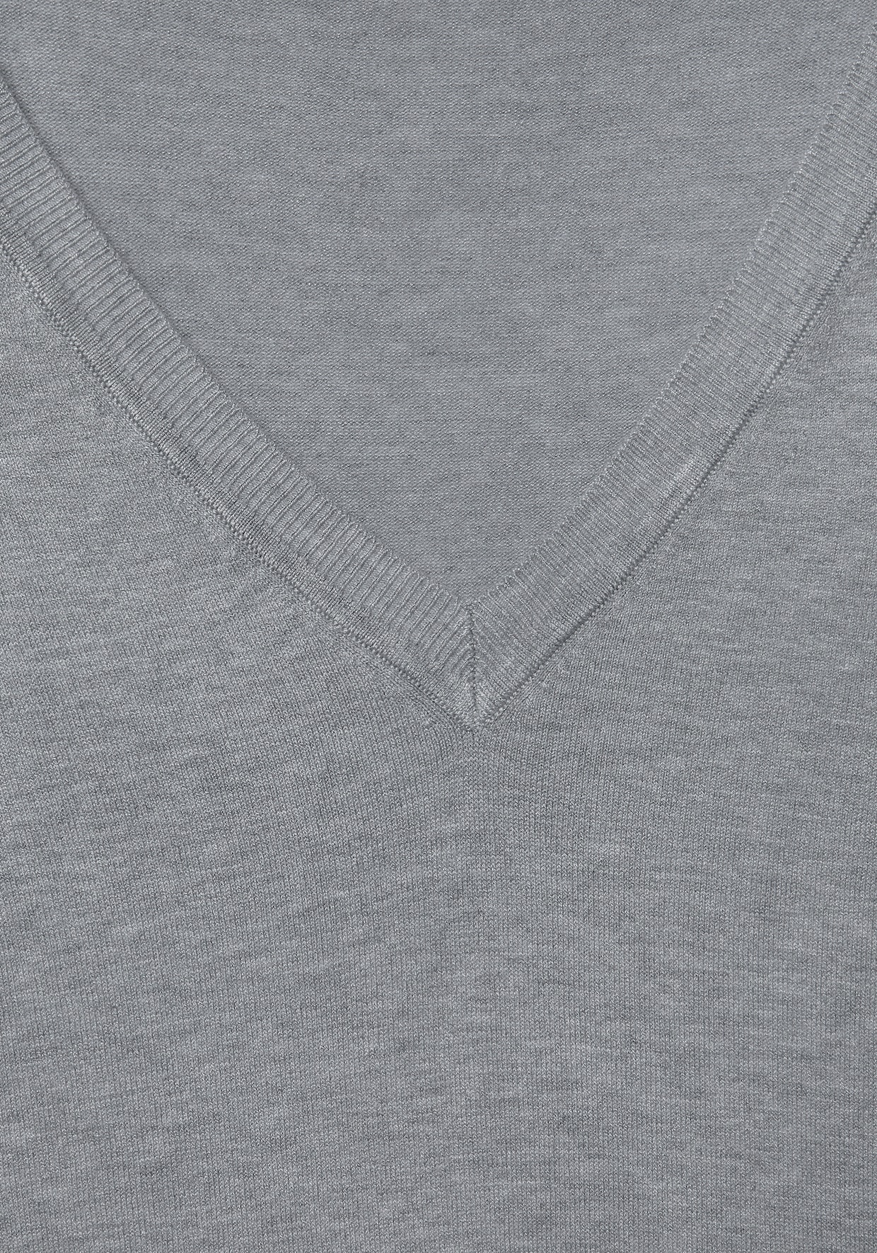Vivance Pullover met V-hals - grijs gemêleerd