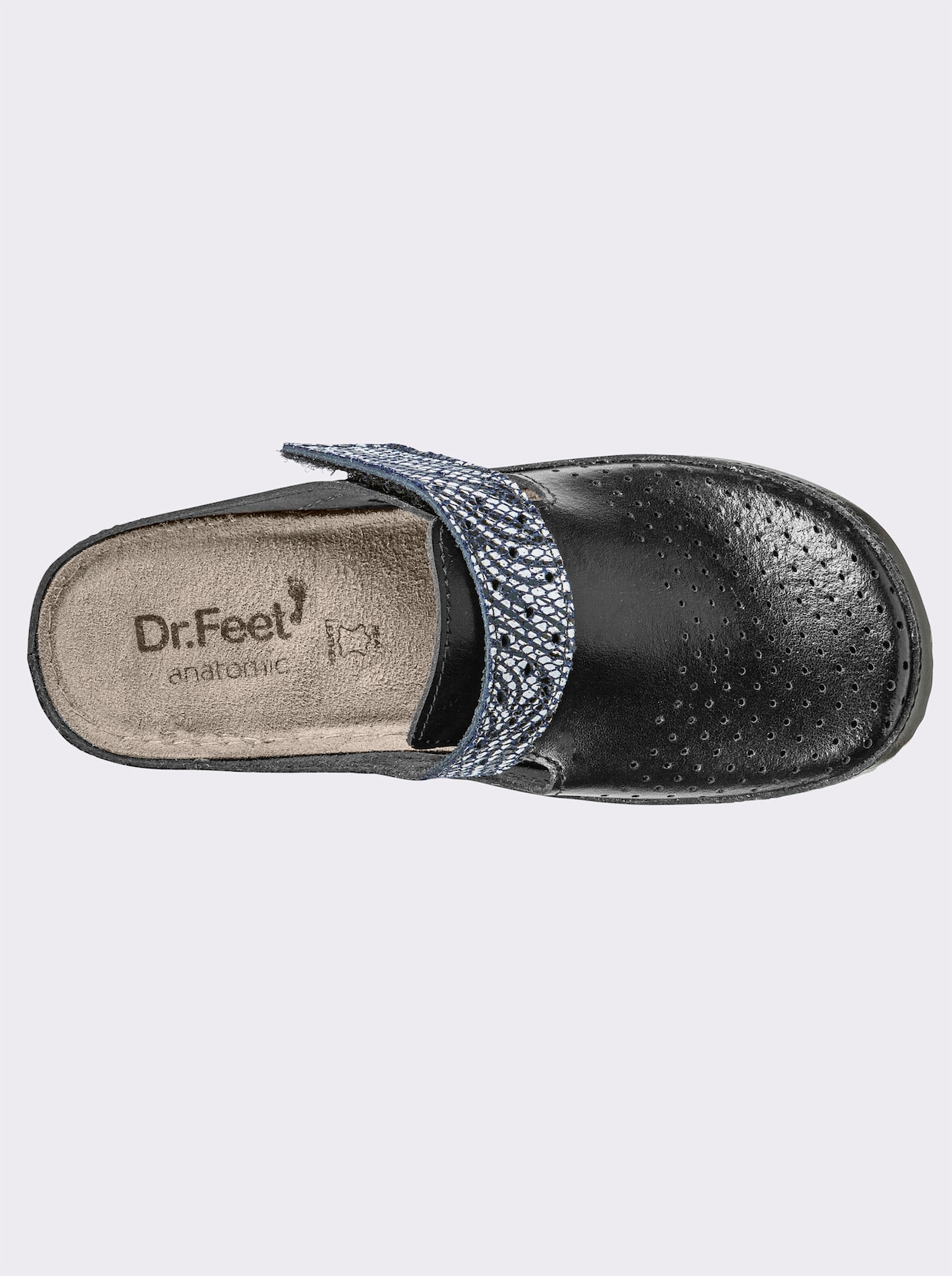 Dr. Feet Muil - zwart