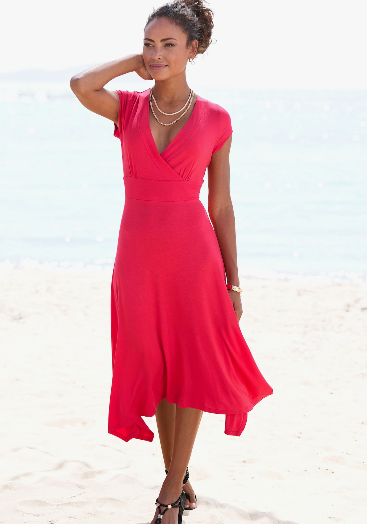 Beachtime Zomerjurk - rood