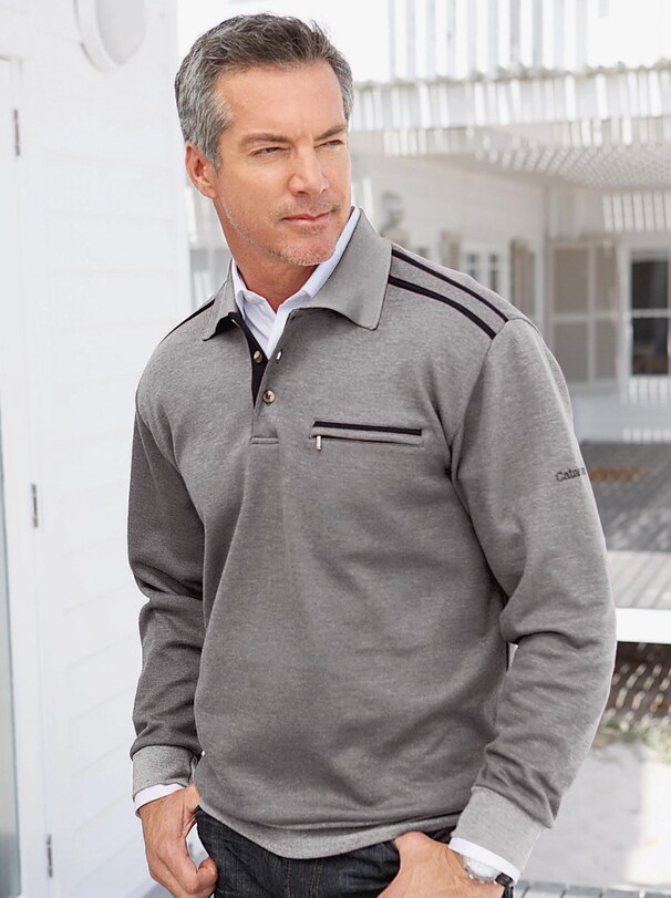 Catamaran Sweatshirt - hellgrau-meliert