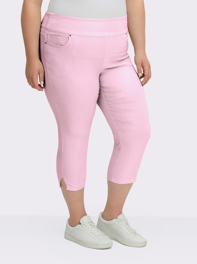 Stretch-Hose in Wadenlänge - rosé