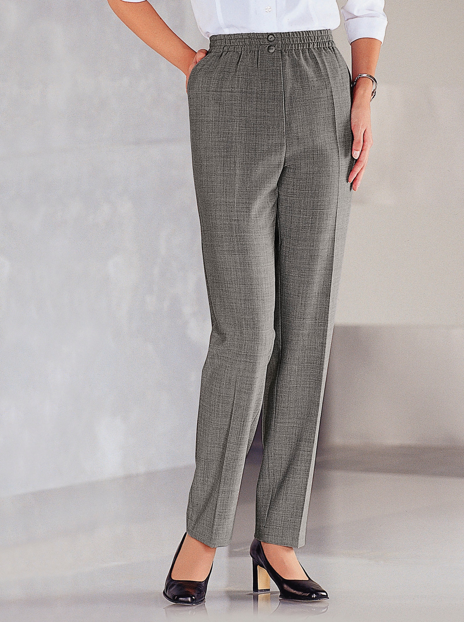 Come on Comfortbroek met veiligheidszakken - zilvergrijs gemêleerd