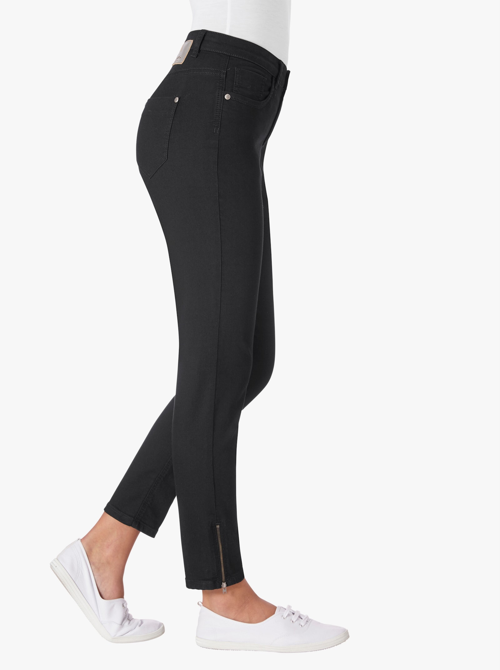 Ascari Stretchjeans met 'buik weg'-effect - zwart
