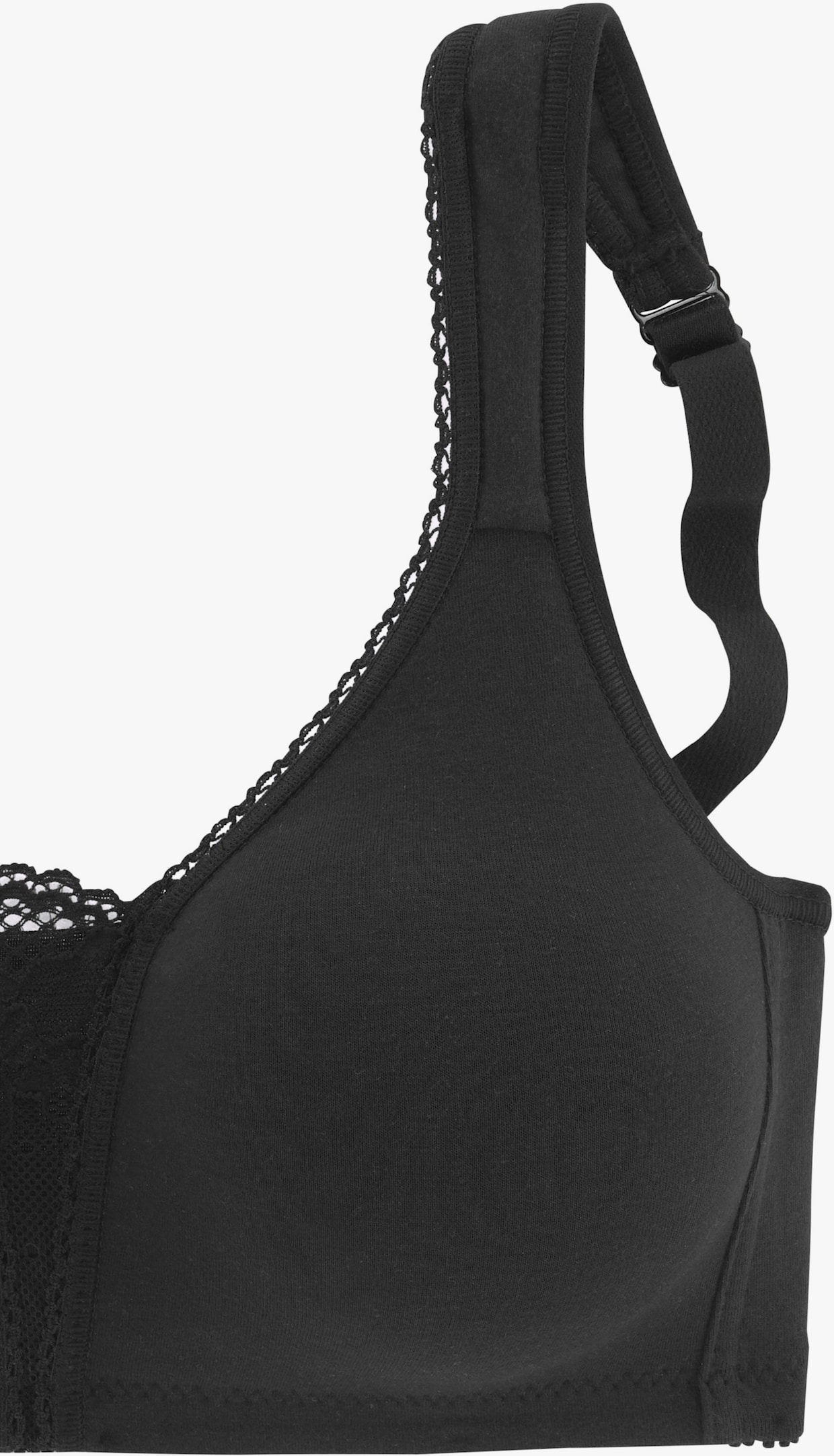 petite fleur Soft-BH - schwarz+weiß