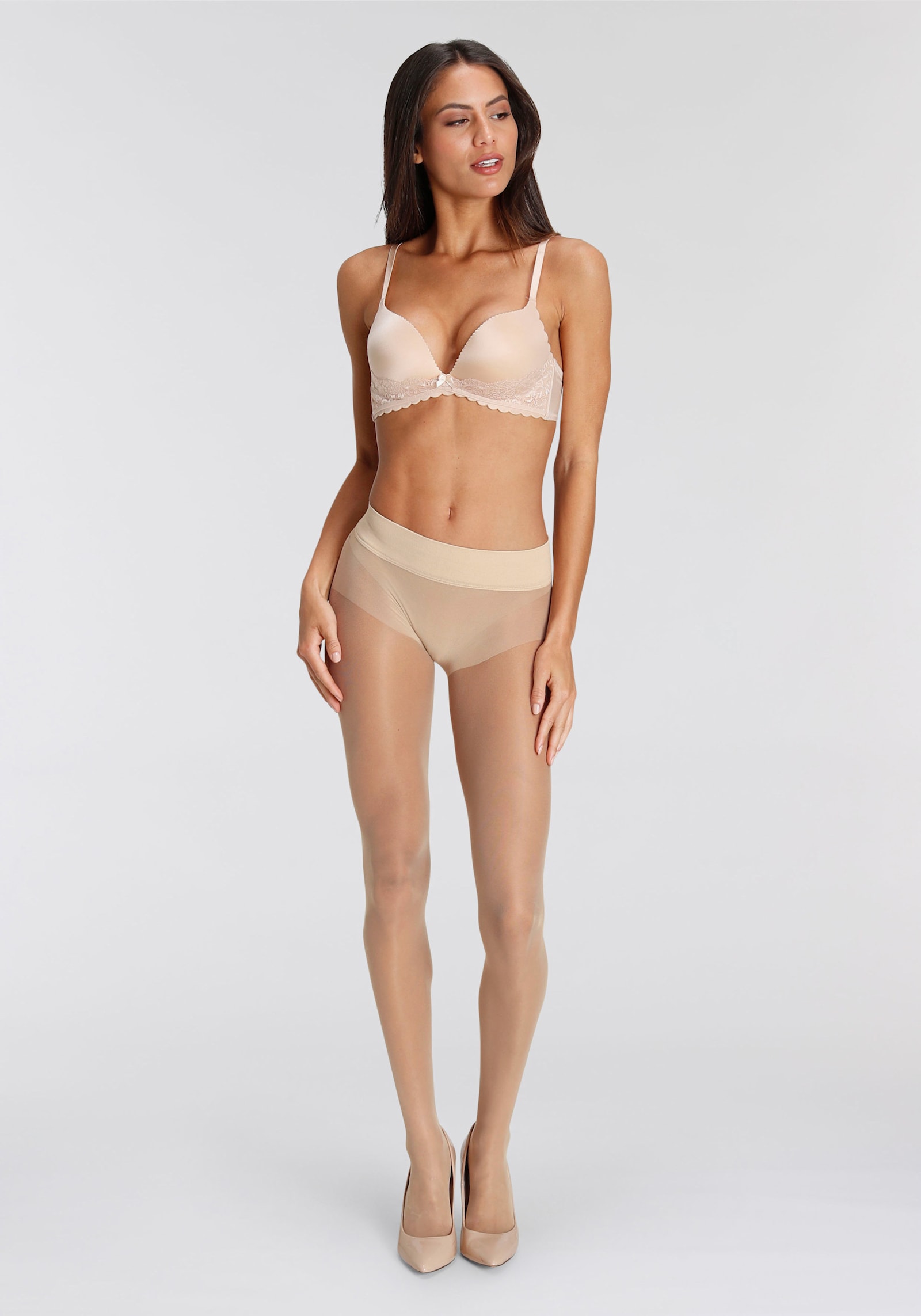 LASCANA Feinstrumpfhose - powder