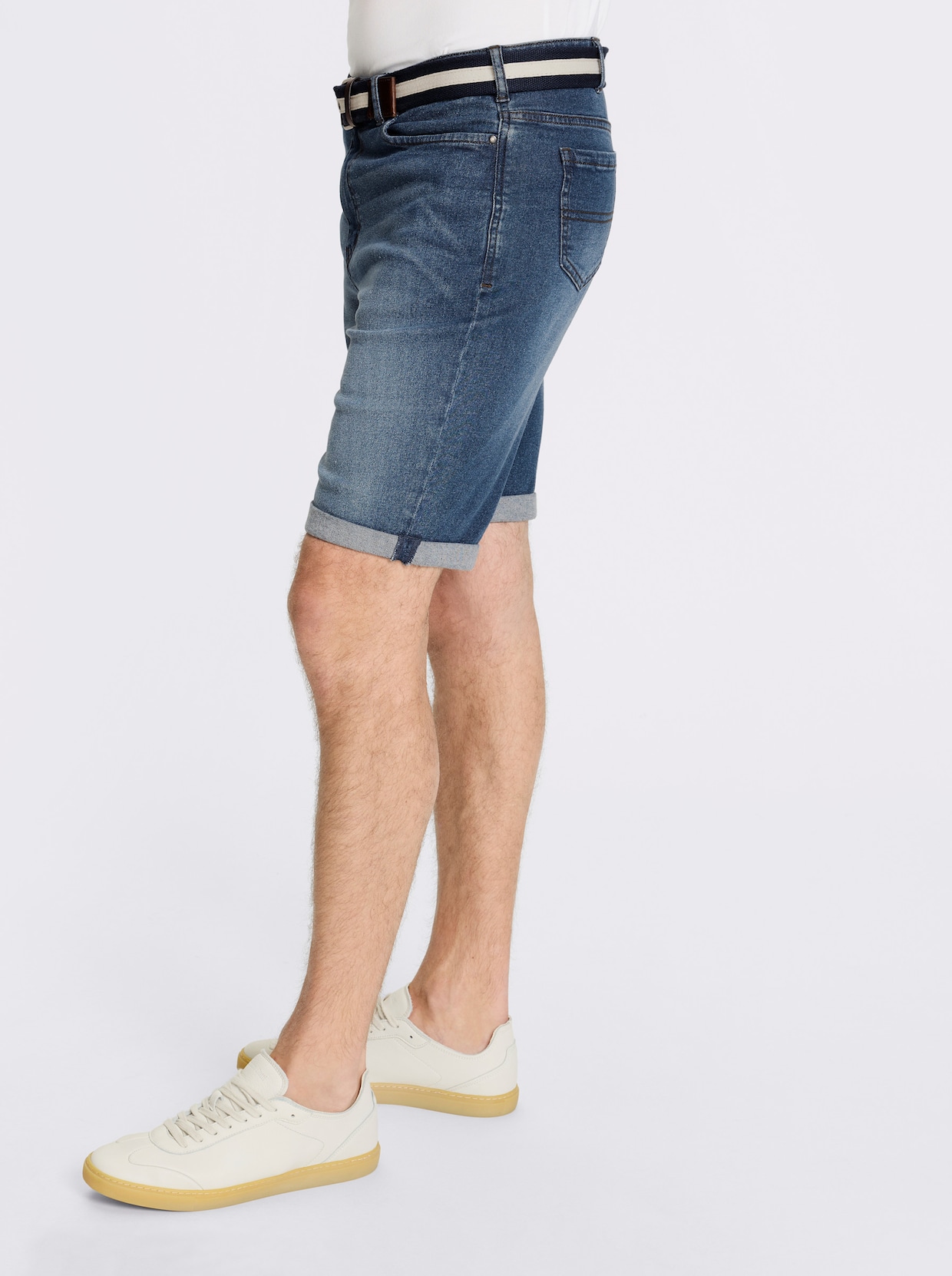 Catamaran Bermudas inklusive Gürtel - blue-stone-washed