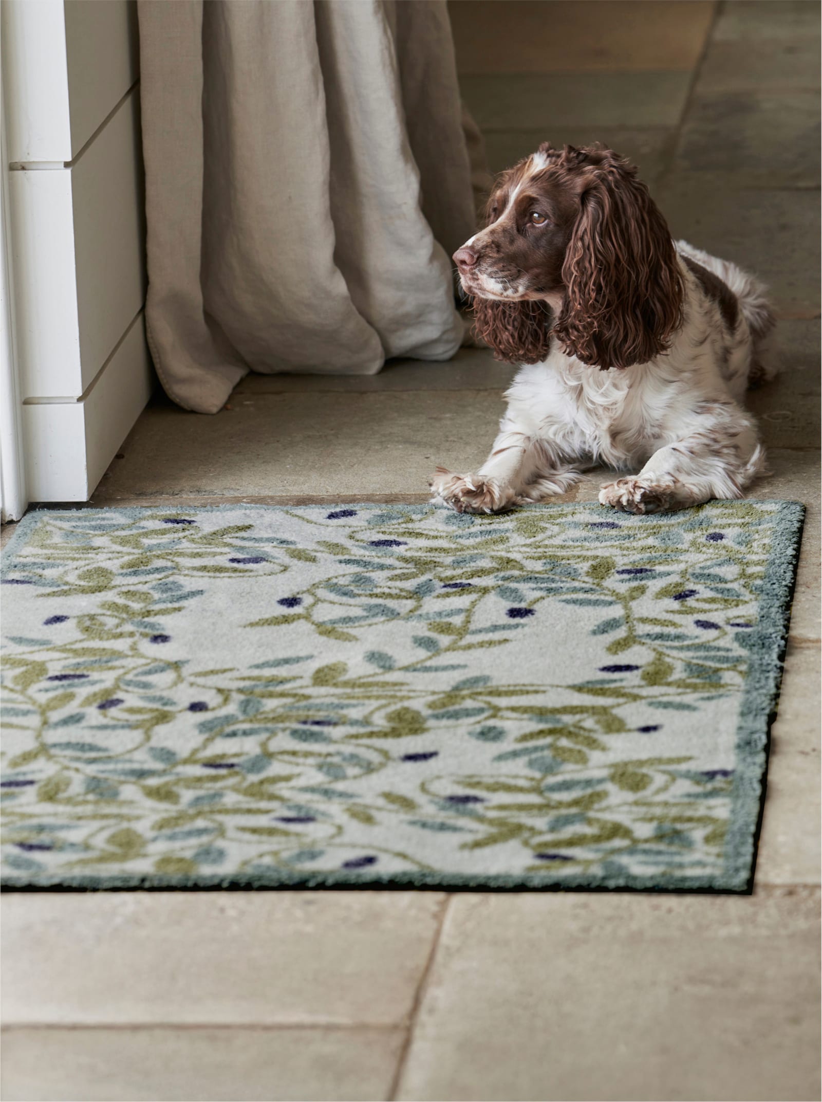 Turtle Mat Fußmatte - grün-gemustert