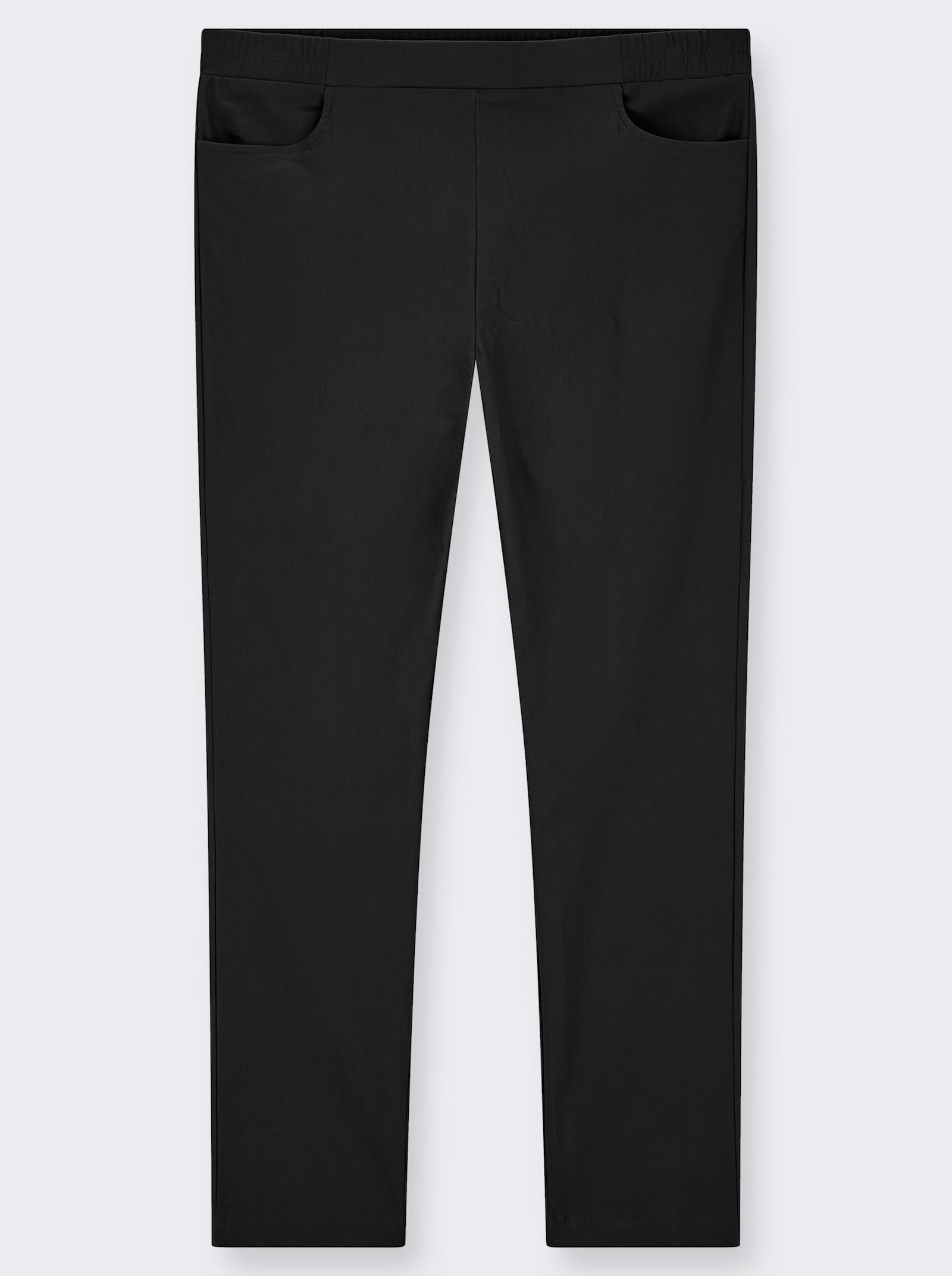 Schlupfhose in Bengalin-Qualität - schwarz