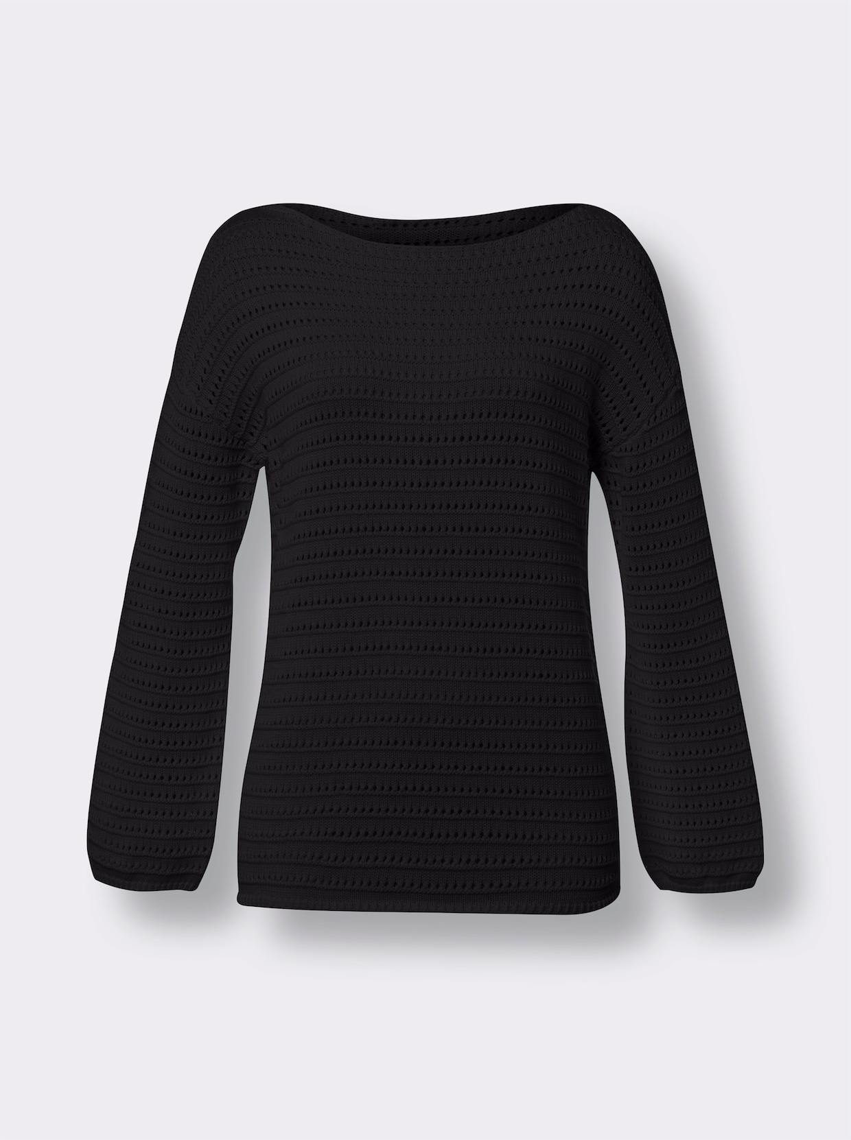 heine Ajourpullover - zwart