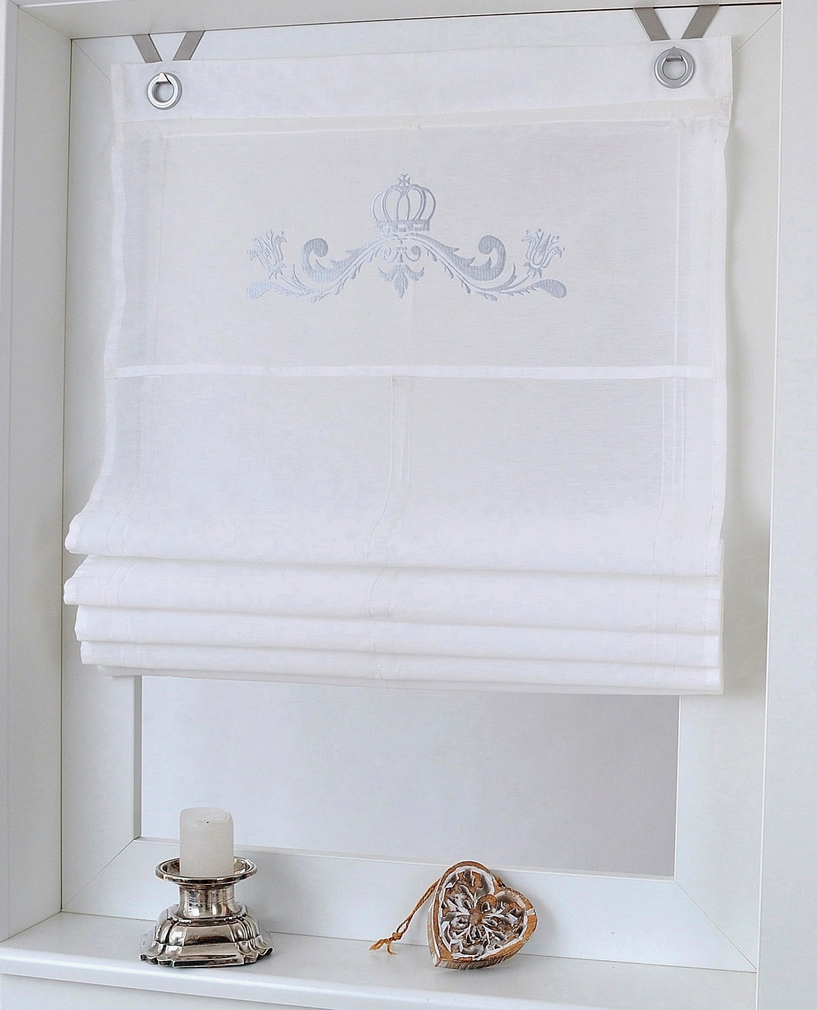 heine home Raffrollo - weiß