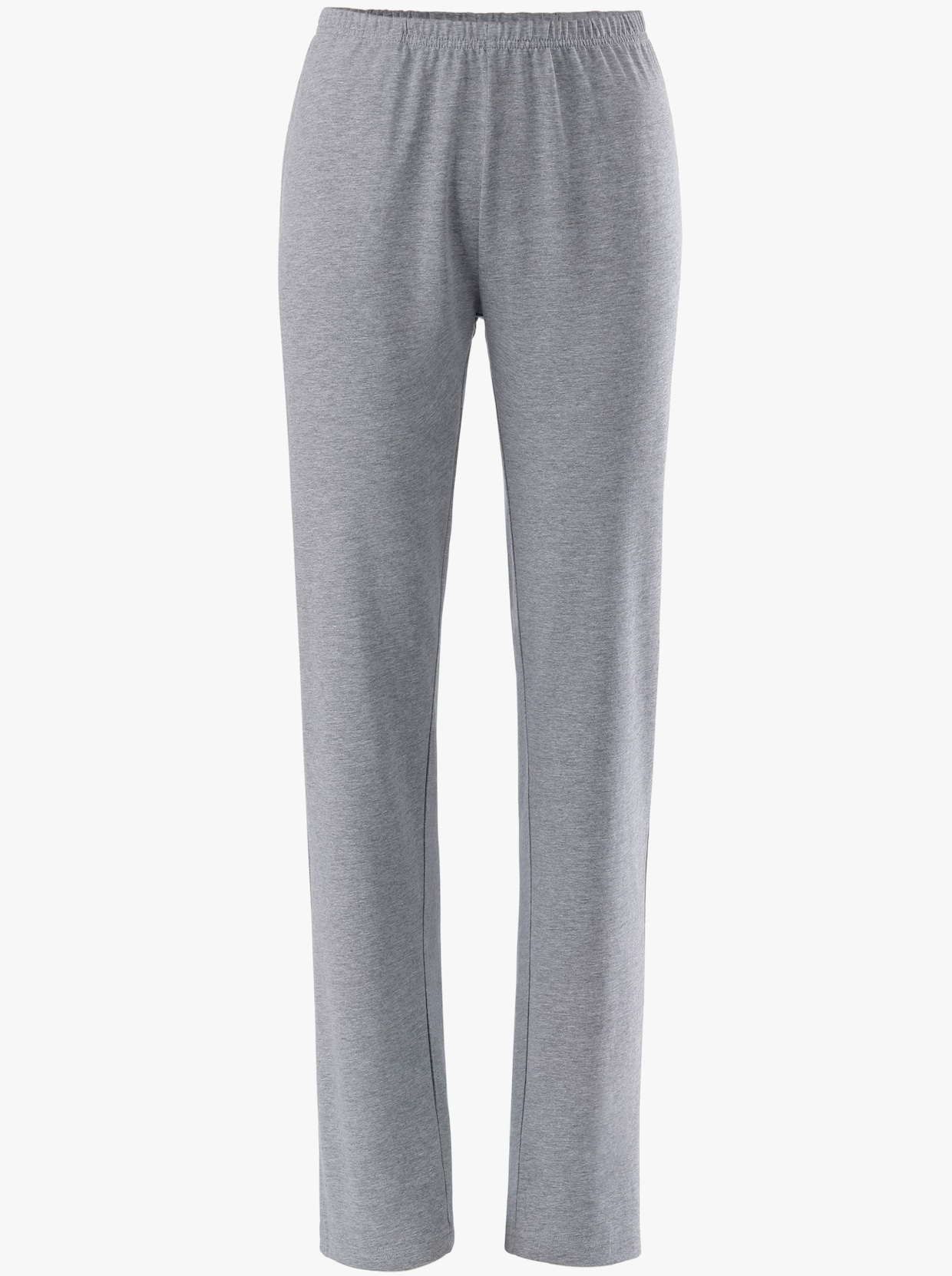 Vrijetijdsbroek - zwart + grijs gemêleerd