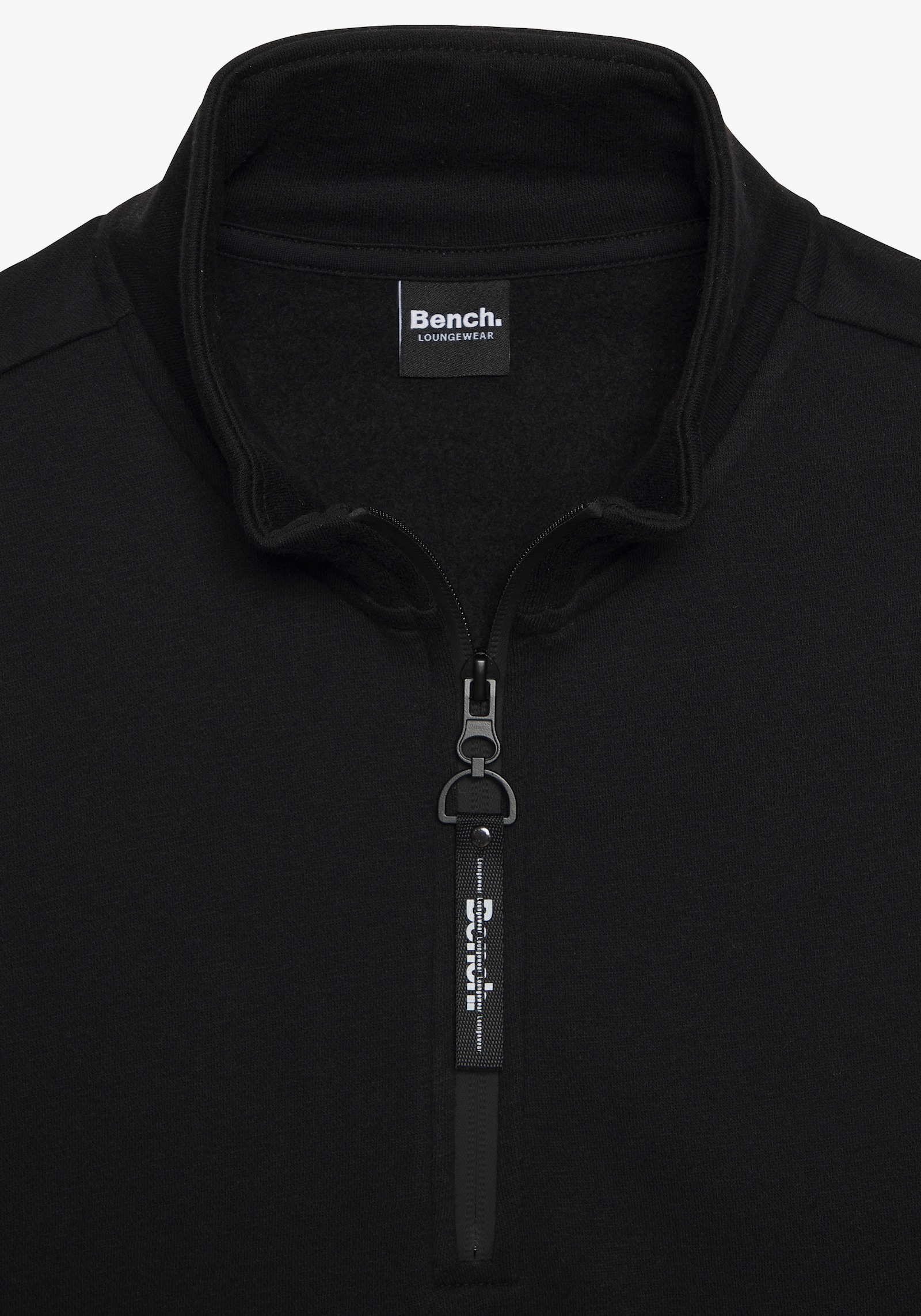 Bench. Loungewear Sweatshirt - schwarz