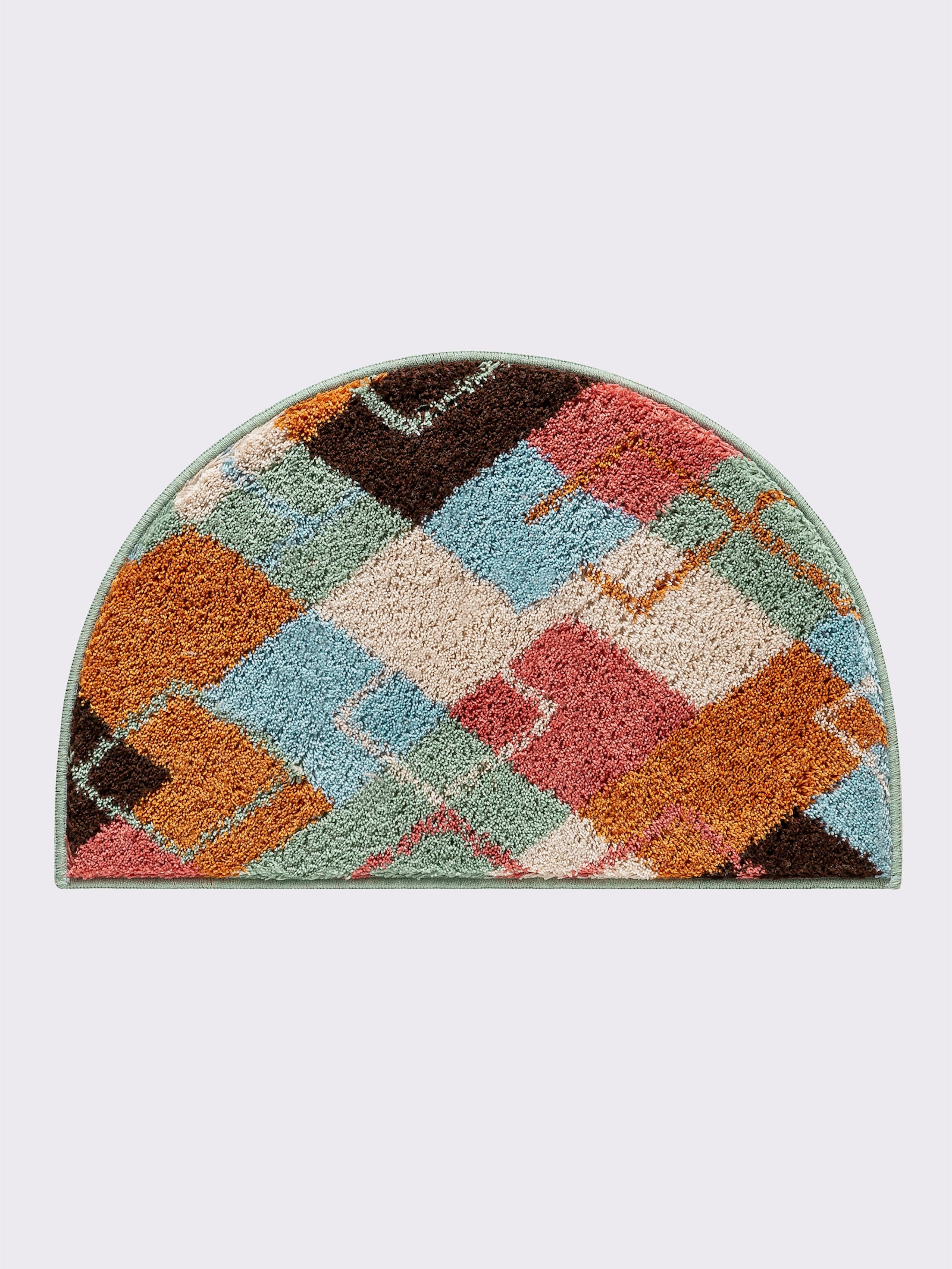 Grund Badematte - salbei-gemustert