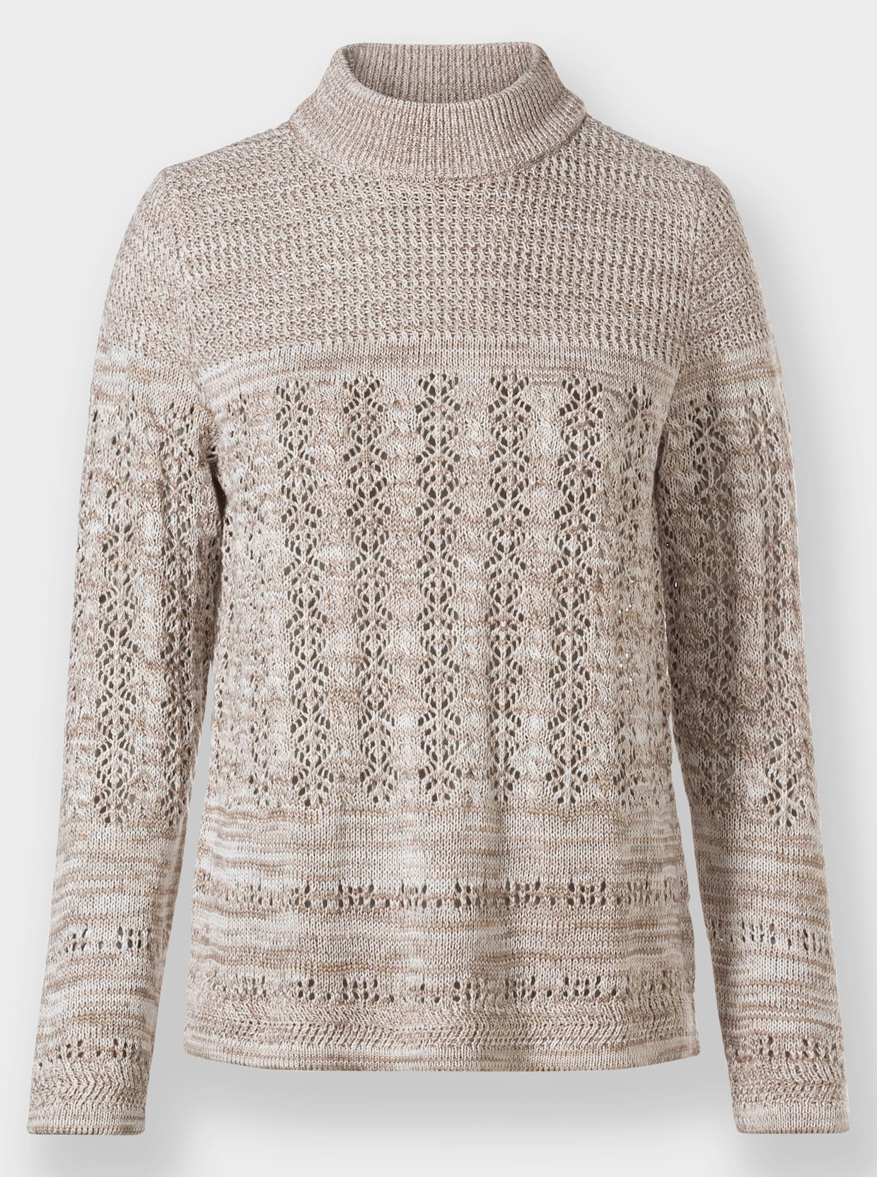 Pullover - sesam-taupe-meliert