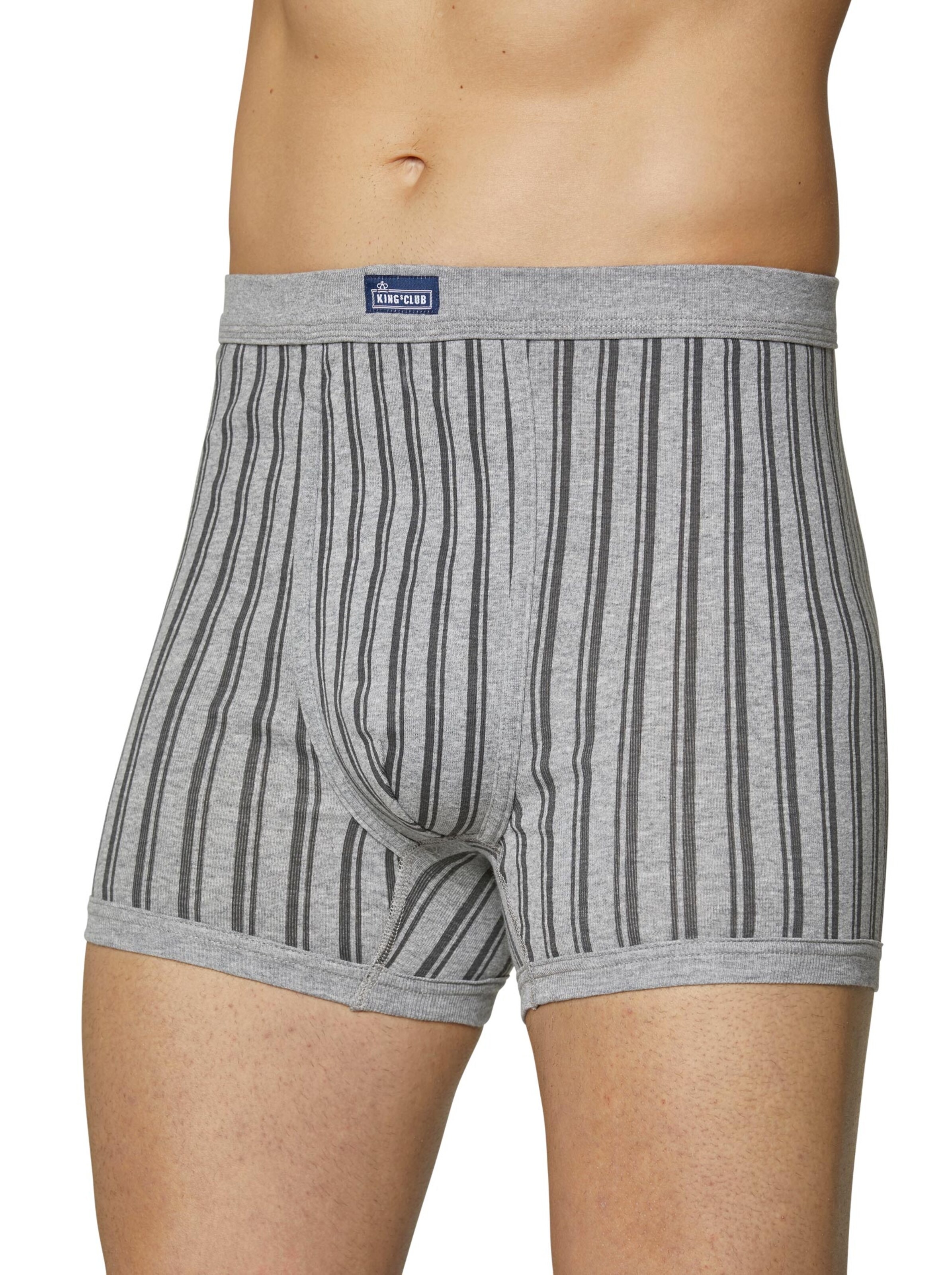 Schlüpfer - grau-gestreift